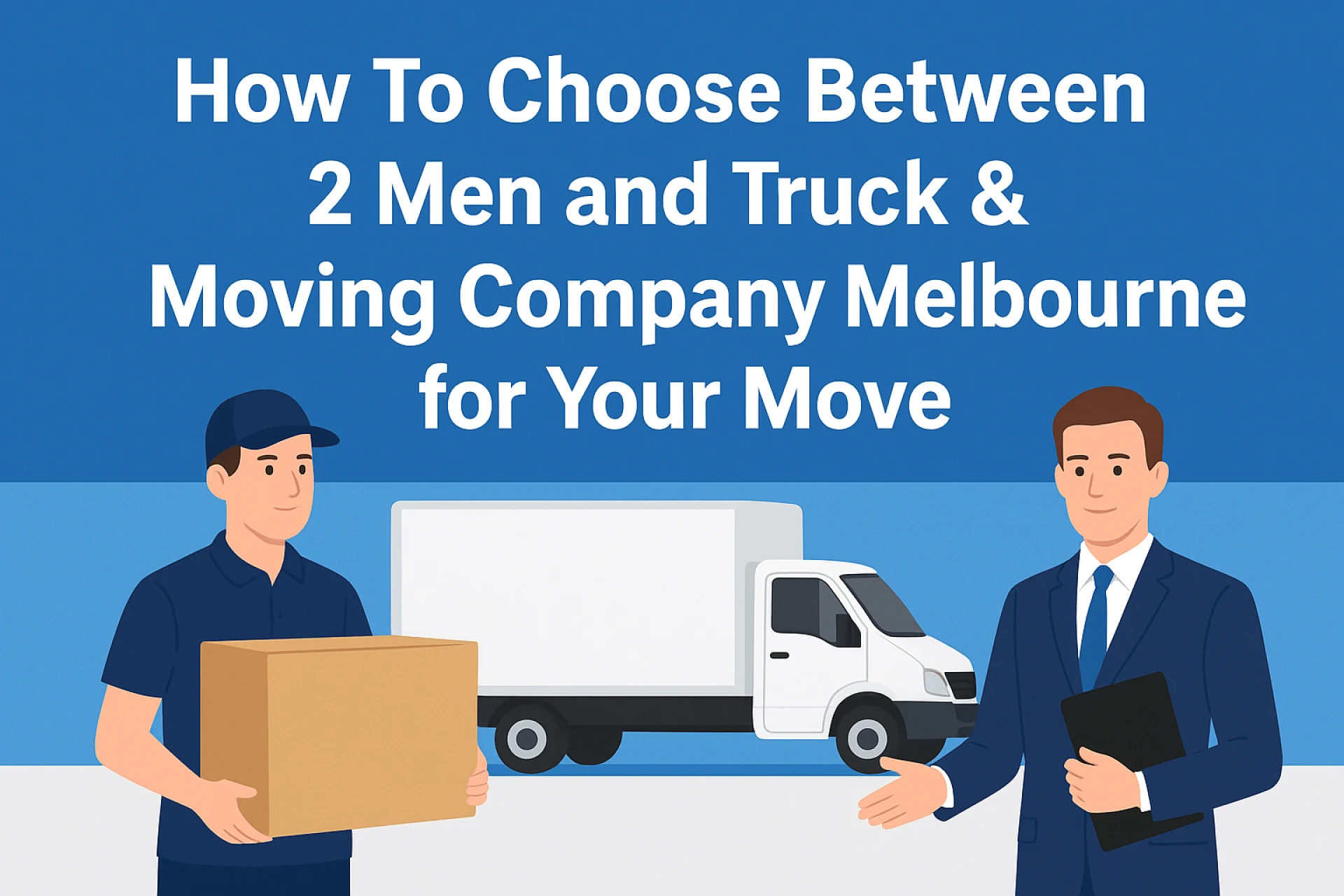 How To Choose Between 2 Men and Truck & Moving Company Melbourne for Your Move