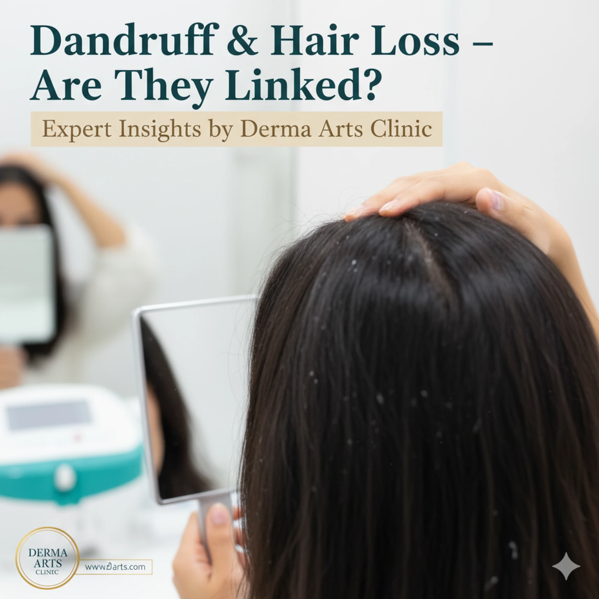Dandruff and Hair Loss – Are They Linked? | Derma Arts