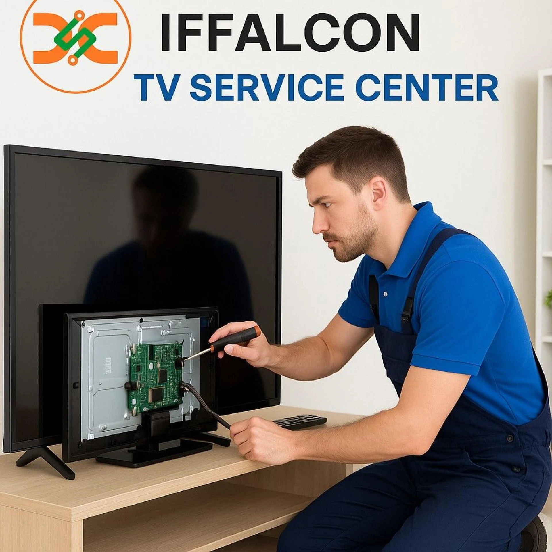 Do IFFALCON Tv service centers offer doorstep service?