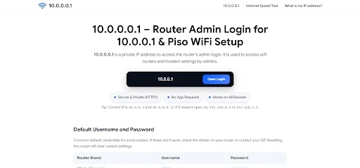 10.0.0.0.1 – Complete Router Login Guide for Piso WiFi, Xfinity, and Comcast | 10-0-0-0-1.ph
