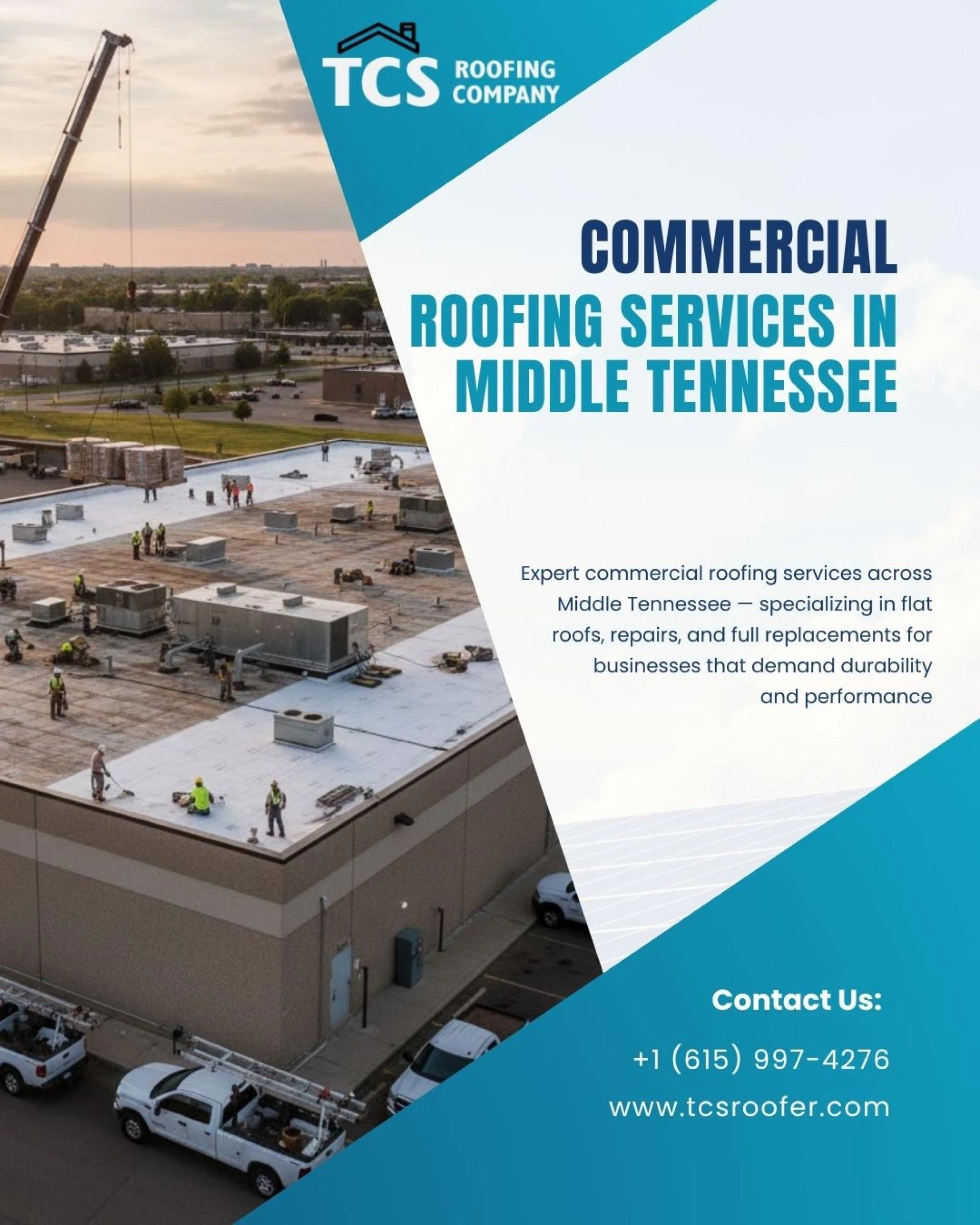 Commercial Roofing Services in Middle Tennessee - TCS Roofing Company