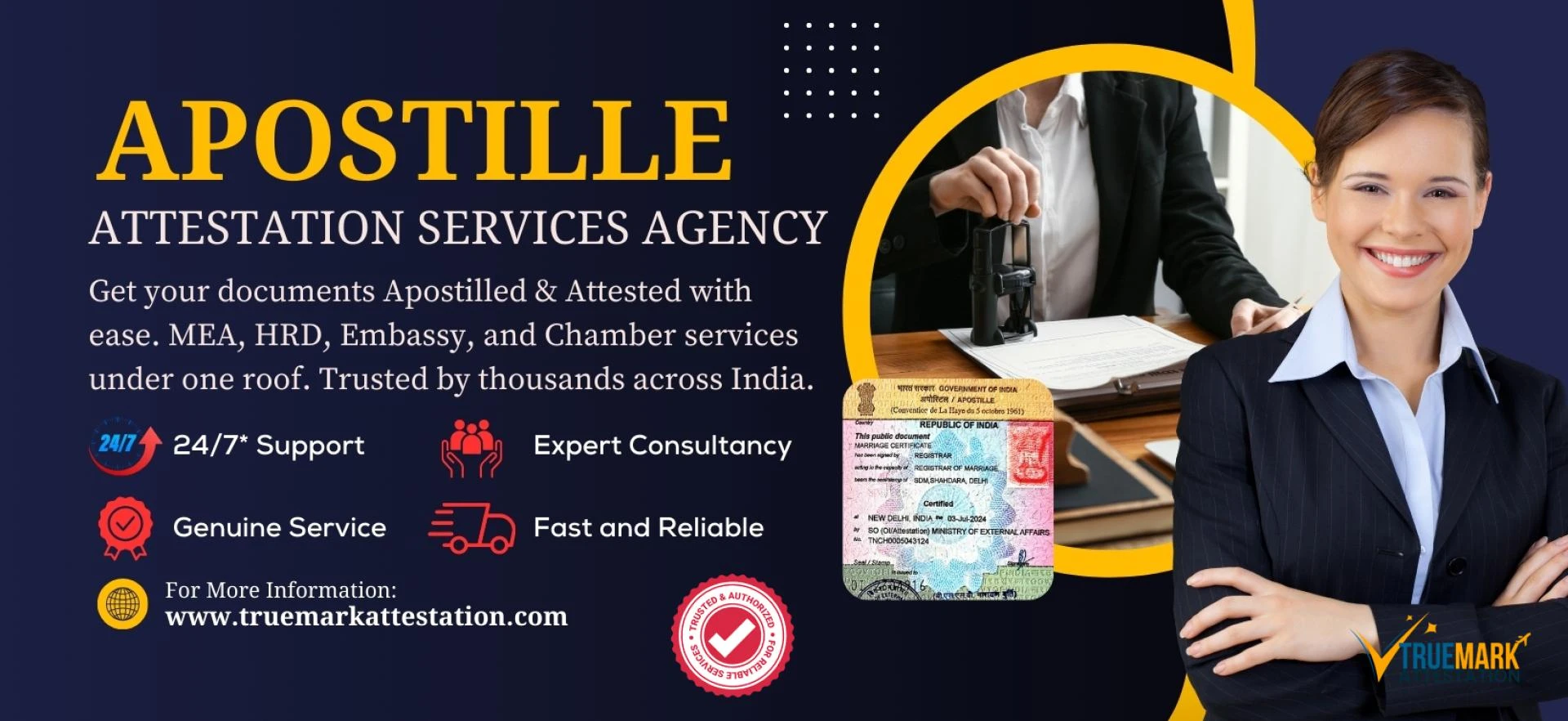 Apostille Attestation Services in India