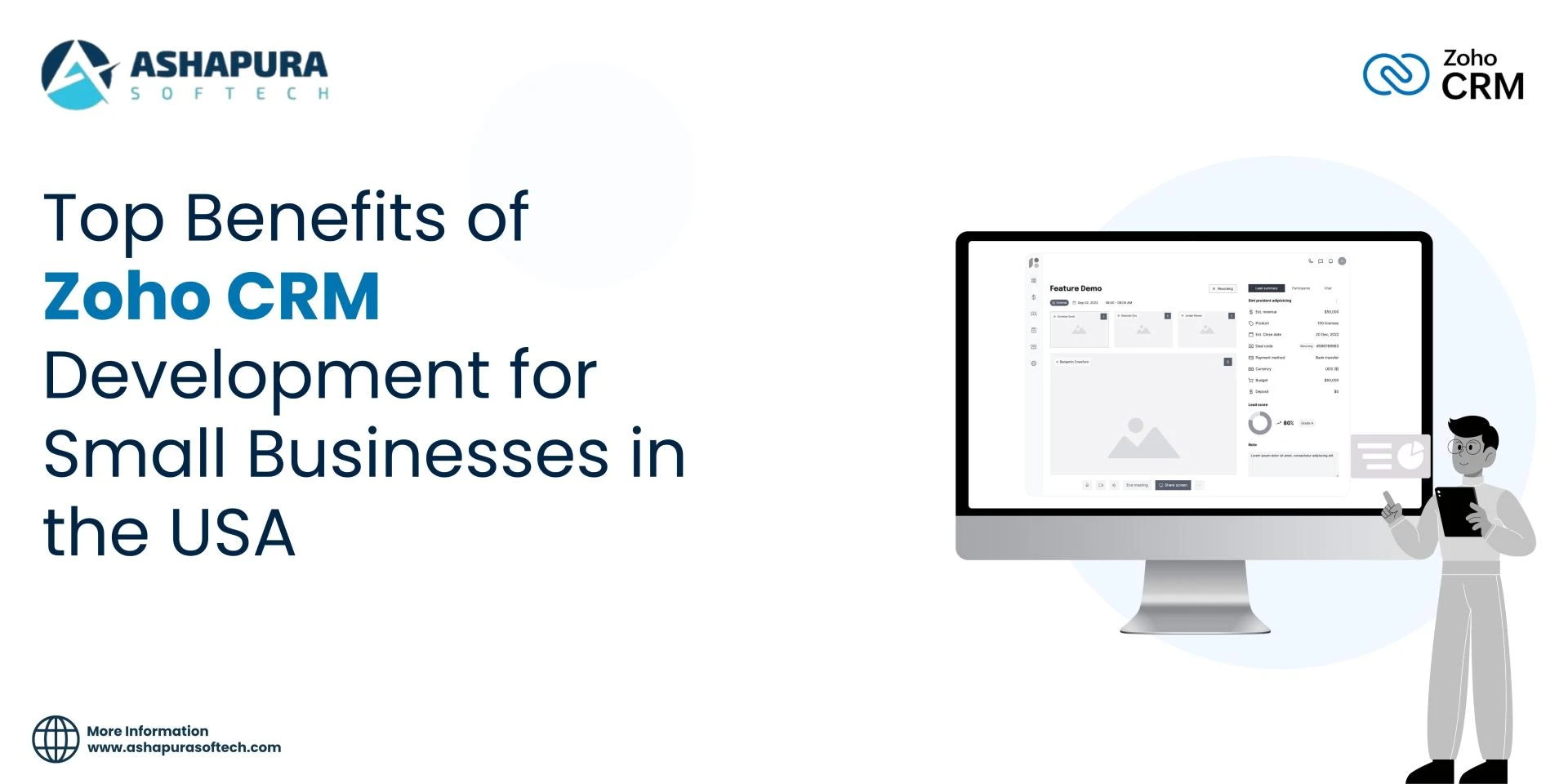 Top Benefits of Zoho CRM Development for Small Businesses in the USA