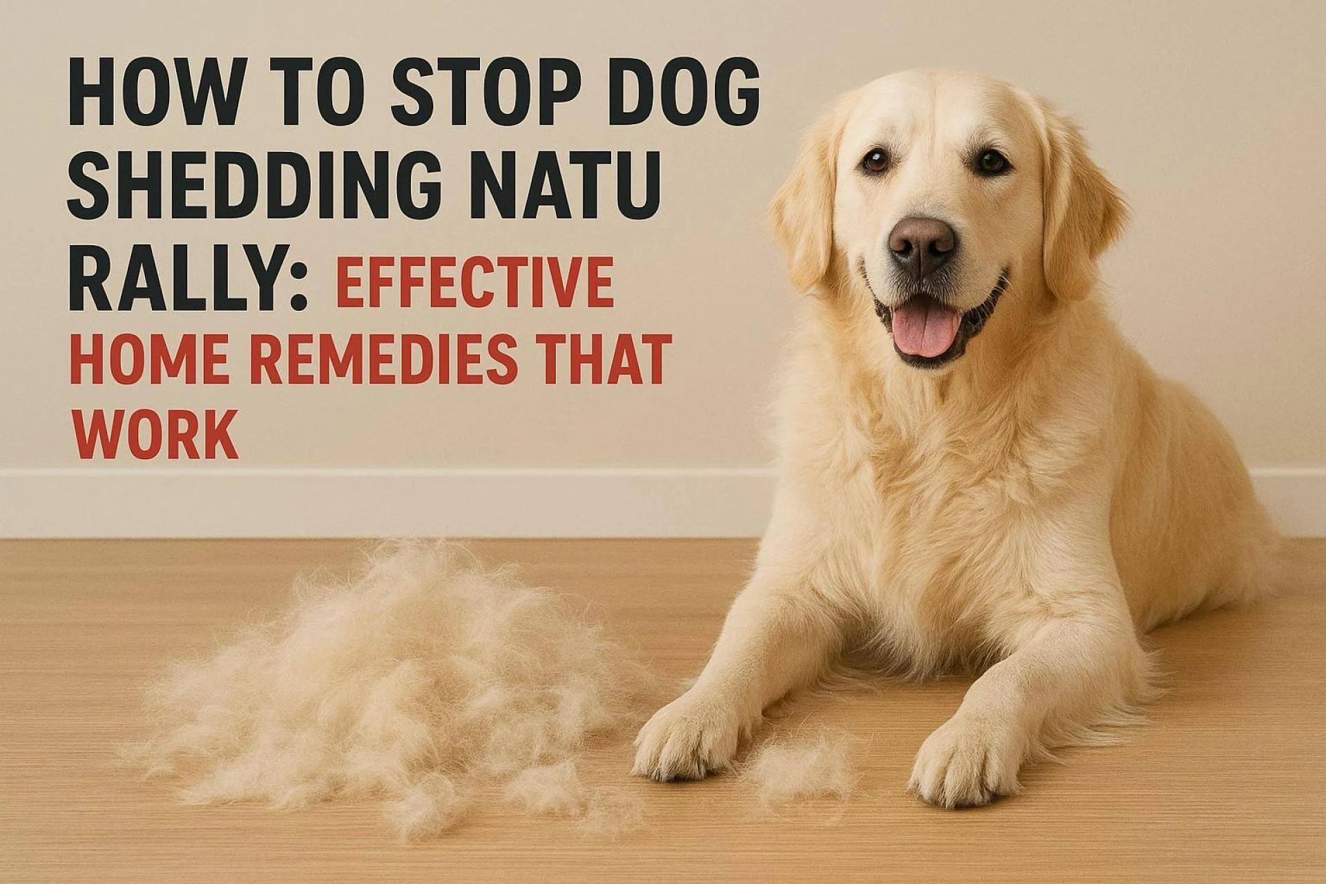 How to Stop Dog Shedding Naturally: Effective Home Remedies That Work