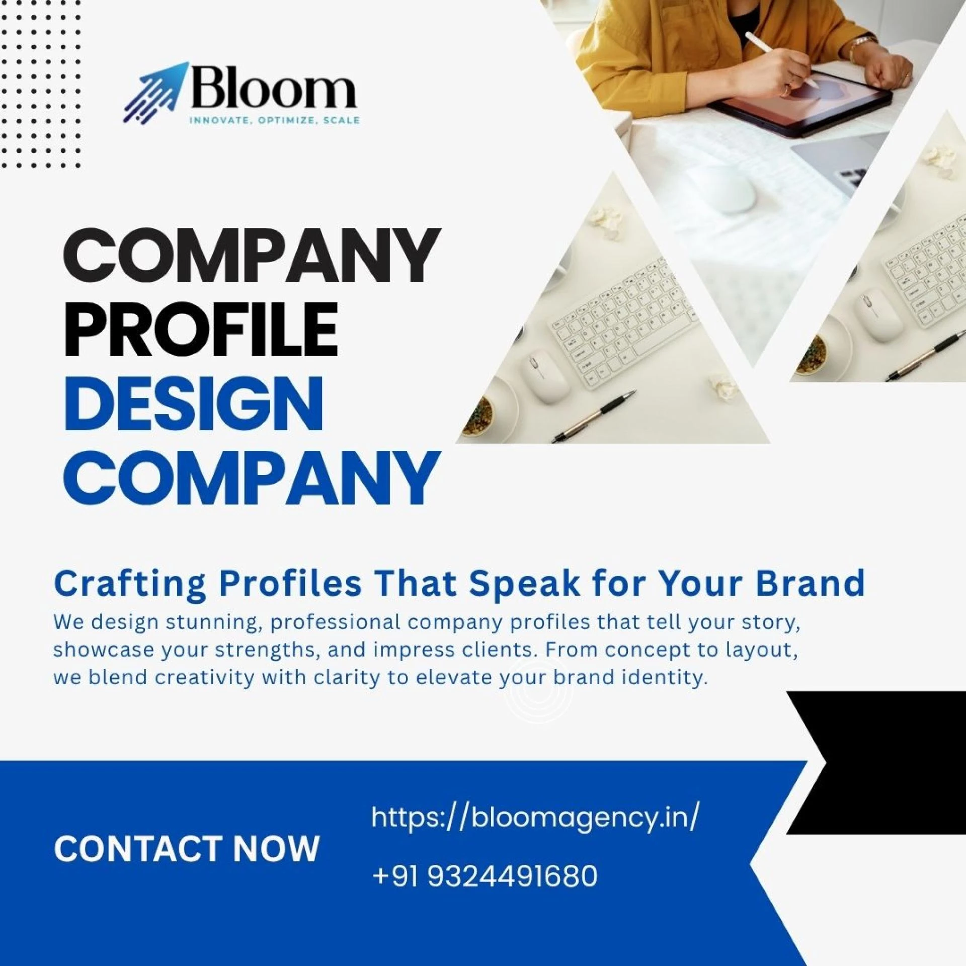 Company Profile Design Agency in India: Creating a Lasting Business Impression