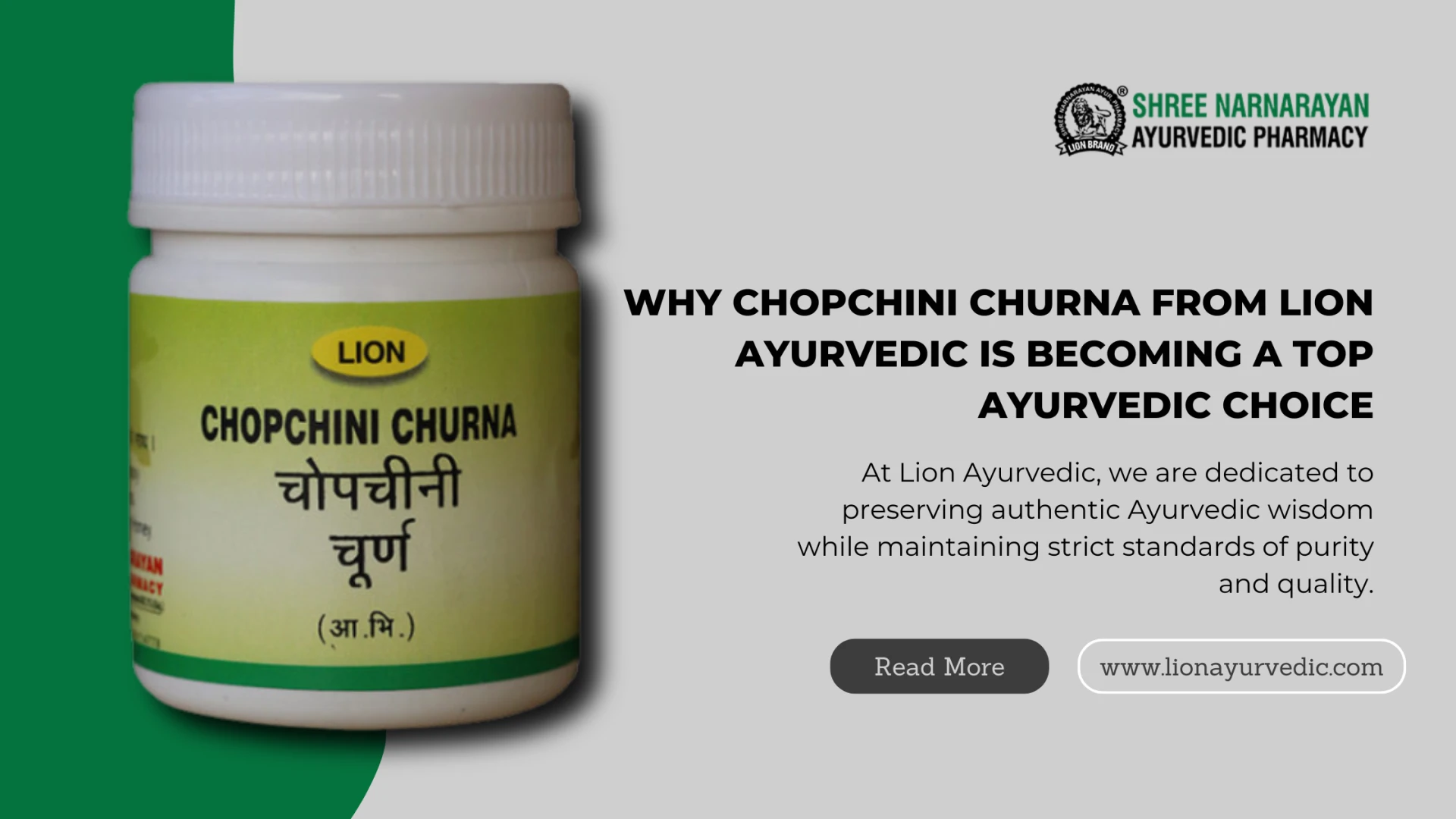 Why Chopchini Churna from Lion Ayurvedic Is Becoming a Top Ayurvedic Choice