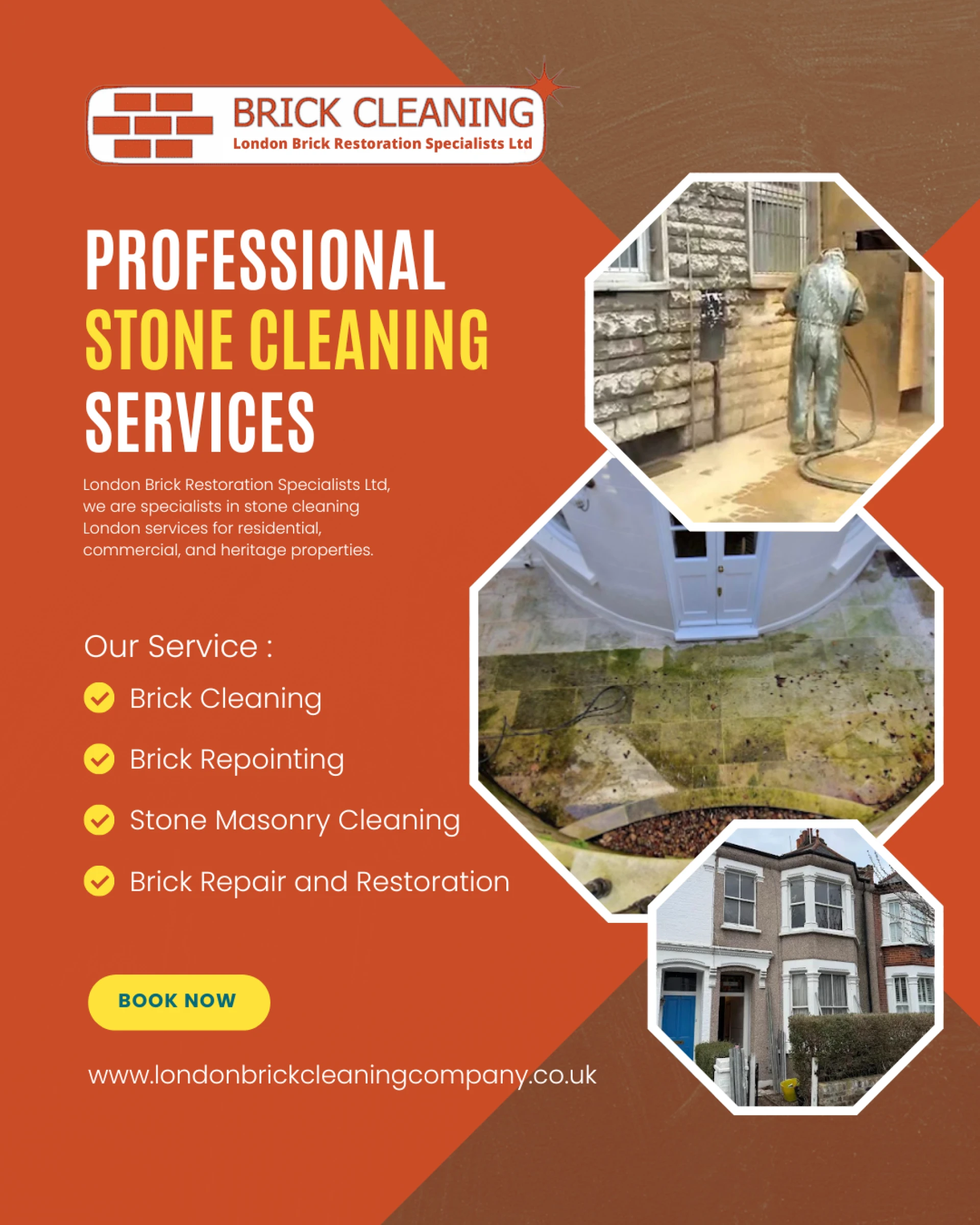 Best Stone Cleaning Services in London – Restore Your Property’s True Beauty with London Brick Cleaning Company