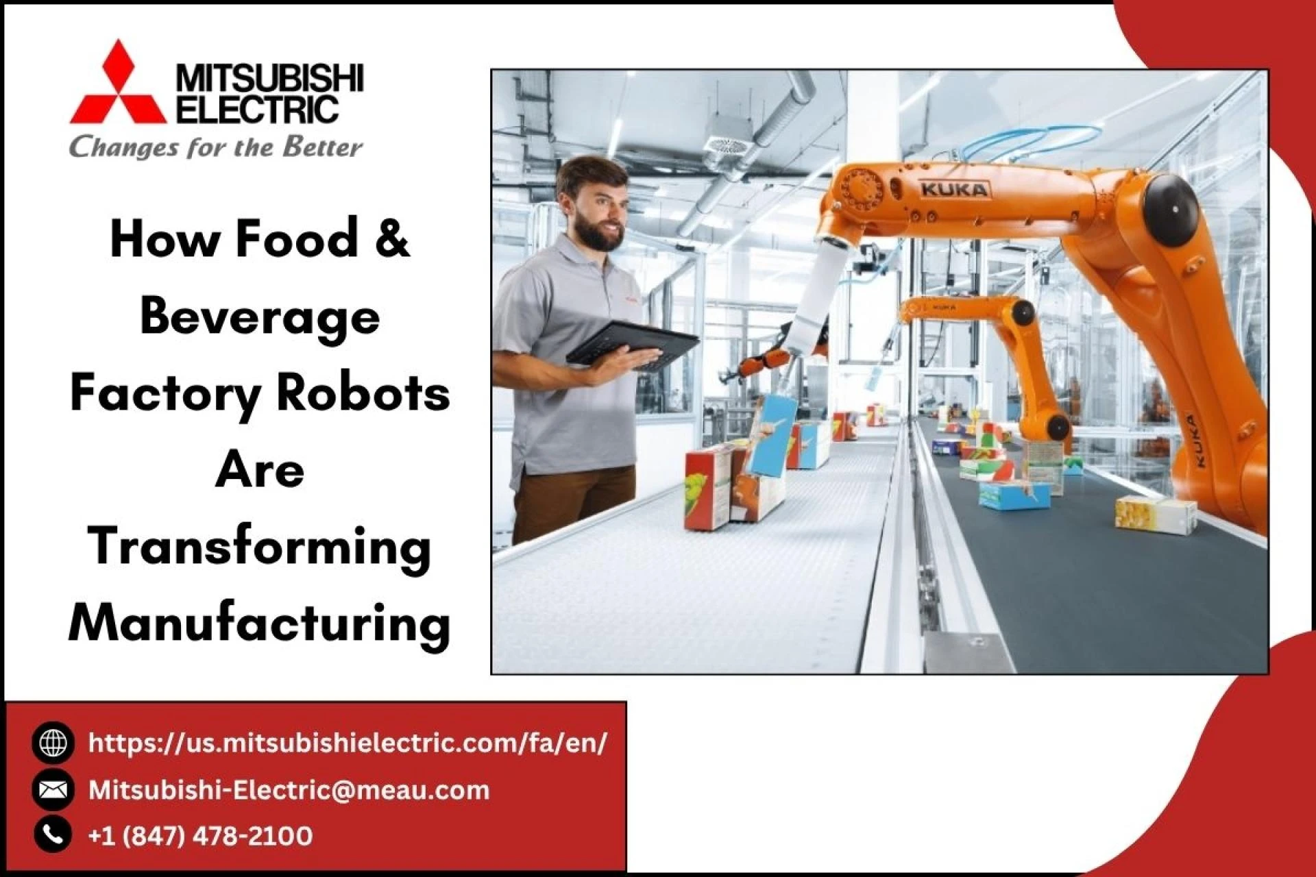 How Food & Beverage Factory Robots Are Transforming Manufacturing