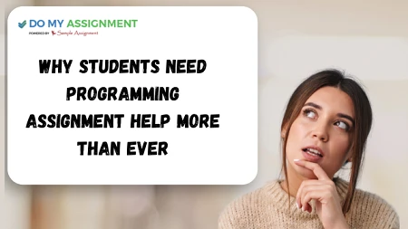 Why Students Need Programming Assignment Help More Than Ever