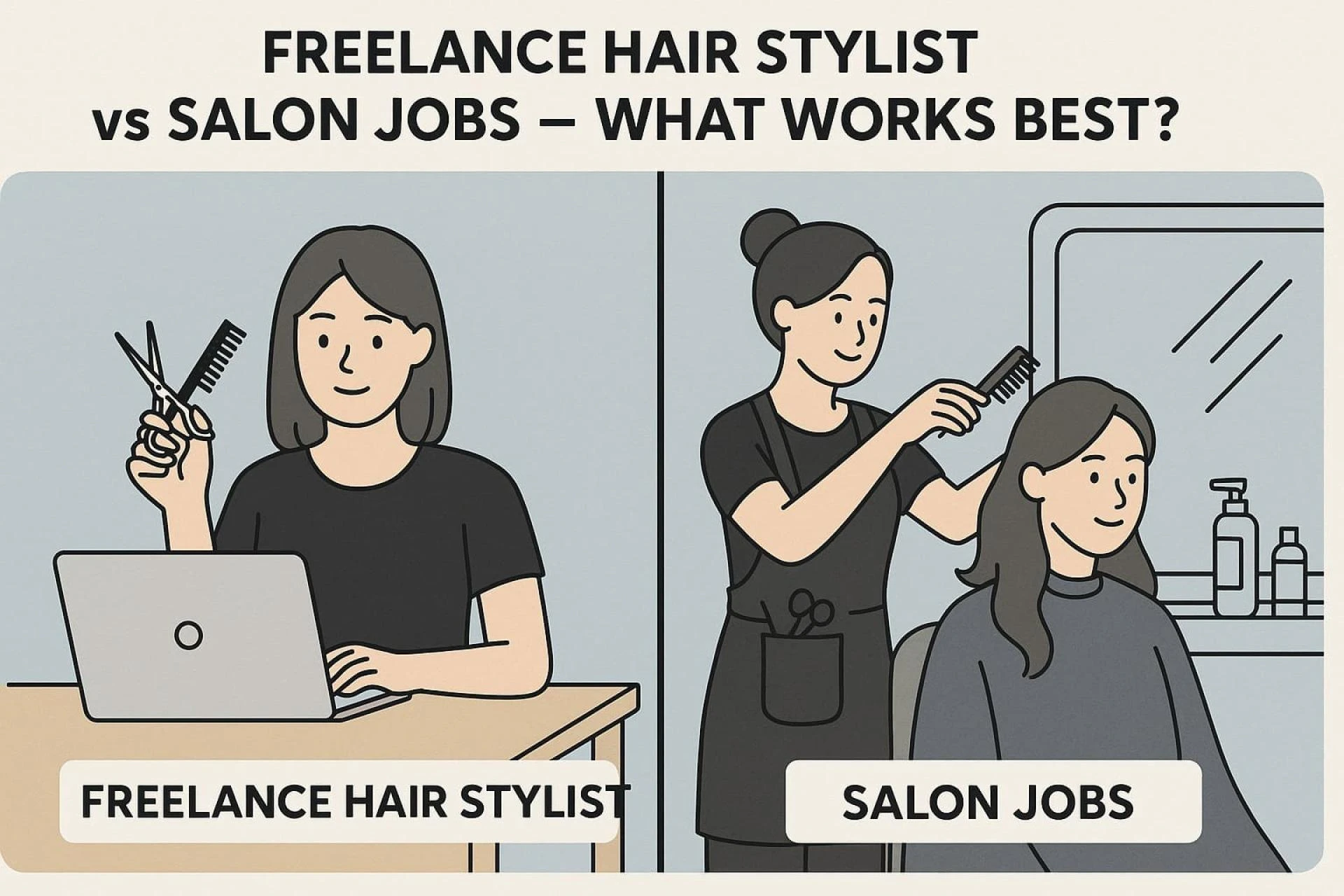 Freelance Hair Stylist vs Salon Jobs – What Works Best?