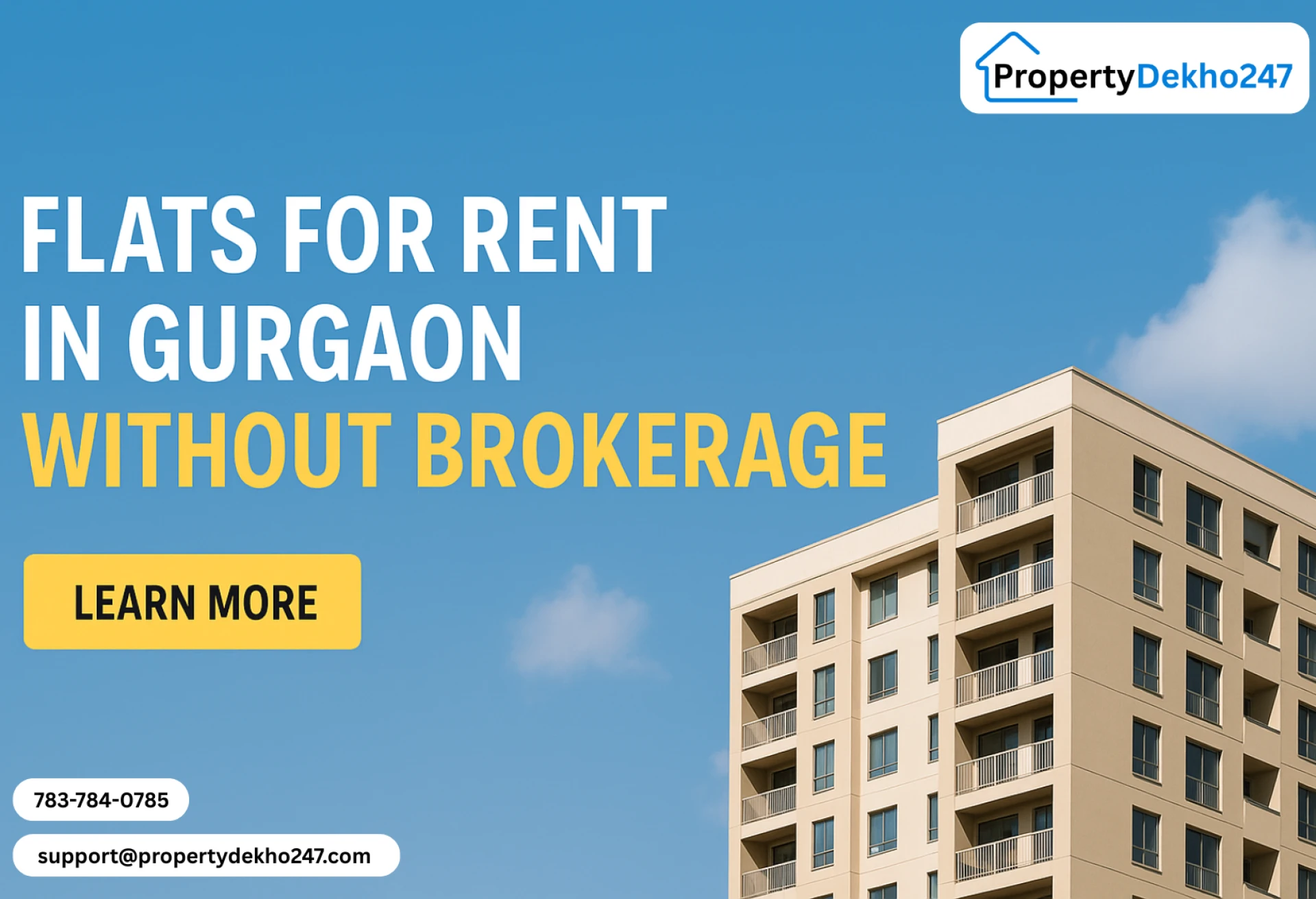 Flats for Rent in Gurgaon Without Brokerage | Direct Owner