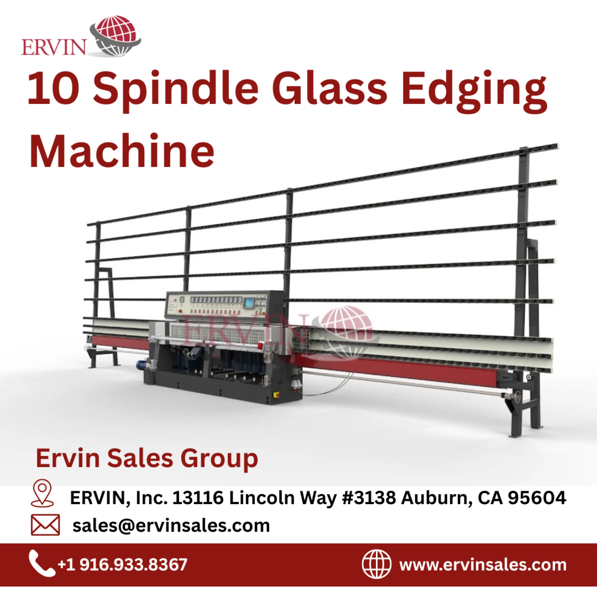 Glass Edging Machines: Ervin Sales Group USA