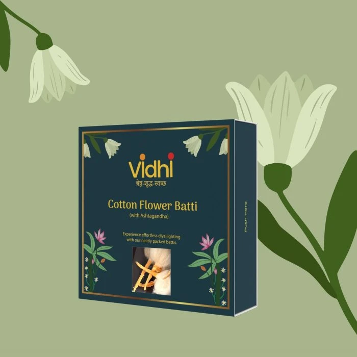Really satisfy daily puja with om bhakti cotton flower