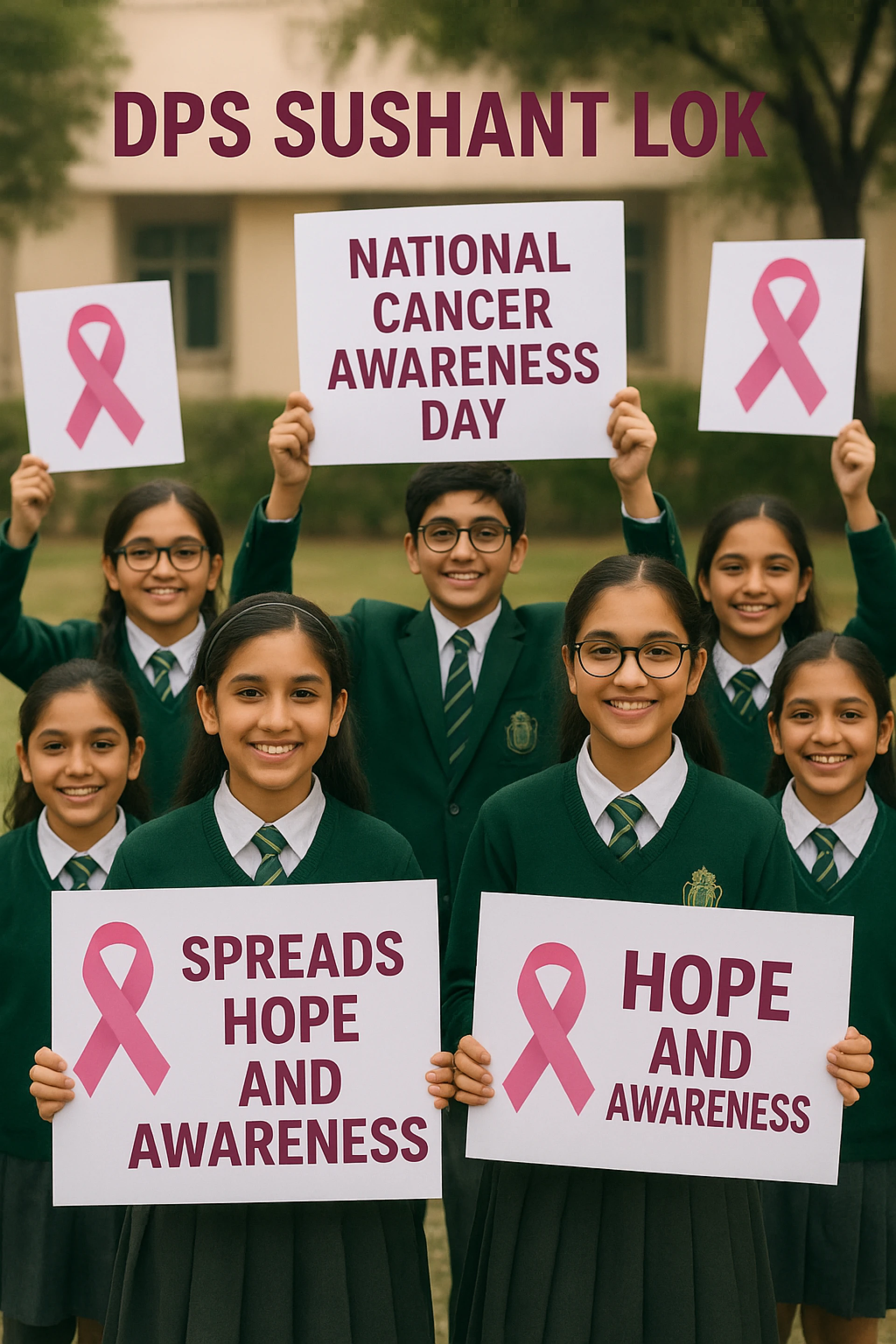 National Cancer Awareness Day: DPS Sushant Lok Spreads Hope and Awareness