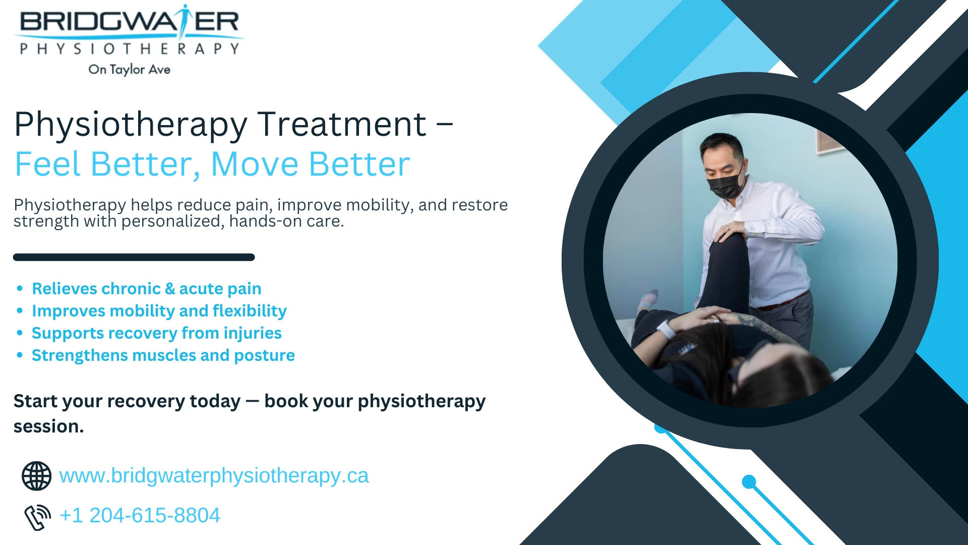 Physiotherapy Clinic Winnipeg – Your Local Solution for Pain Relief & Better Mobility