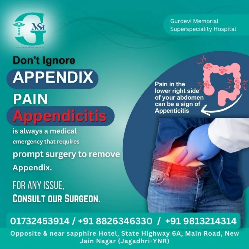 What Should I Know Before Appendix Treatment in Yamunanagar?