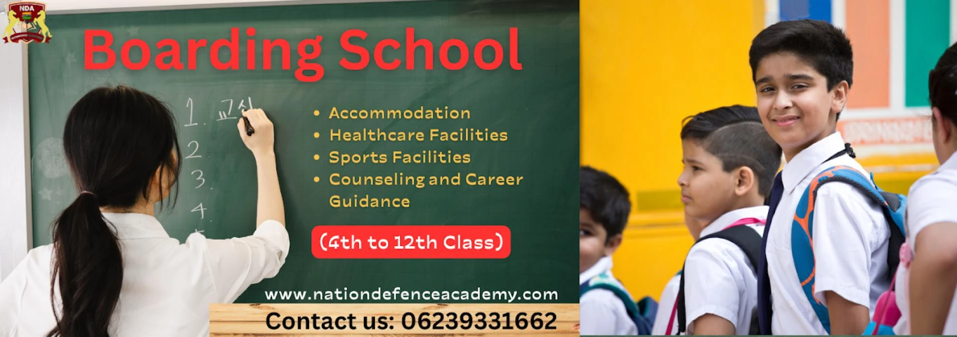 Best Boarding School in Bhopal by Nation Defence Academy | Trusted Boarding School in Bhopal for Students 