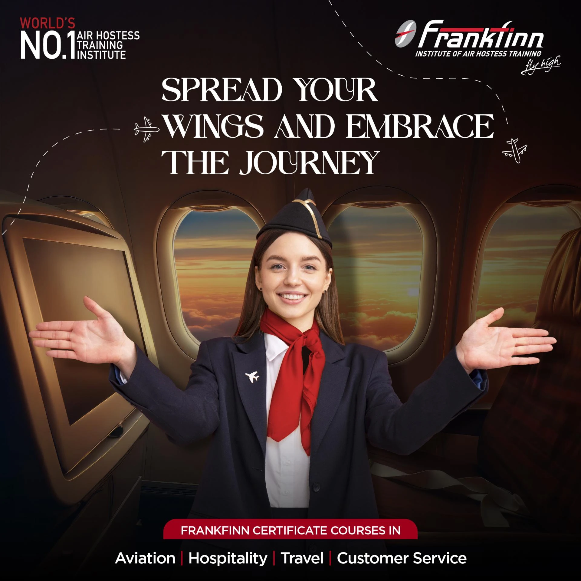How Cabin Crew Courses in New Delhi Prepare Students for Aviation Careers After 12th