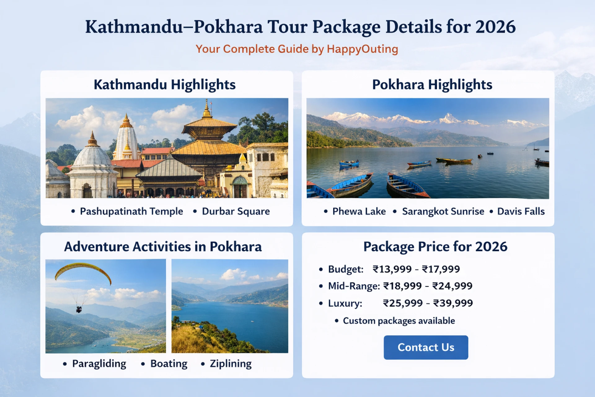 5 Affordable Nepal Tour Packages for 2026 – Perfect for First-Time Travelers