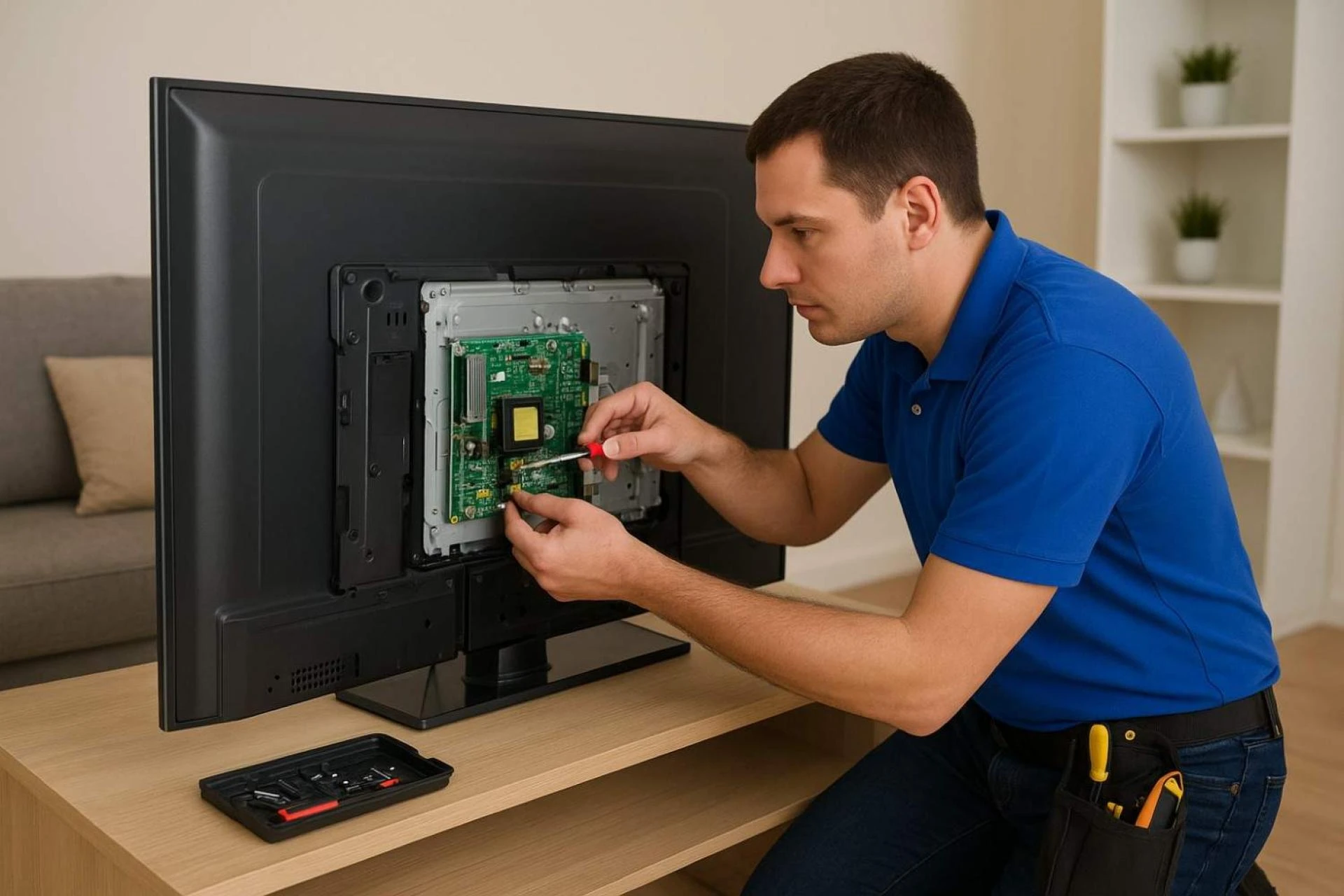 What Types of TV Issues Can a Sharp TV Service Center Repair?