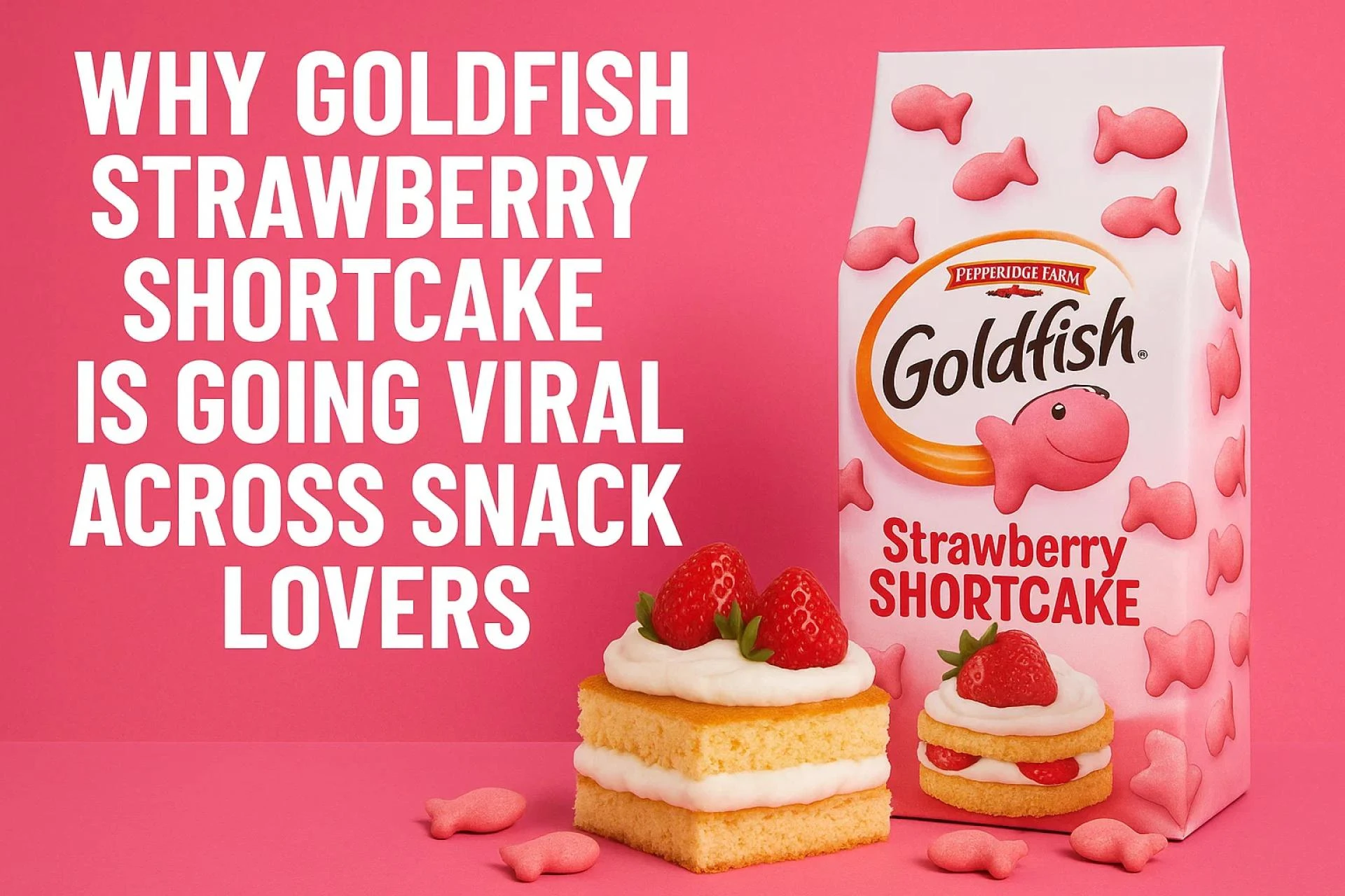 Why Goldfish Strawberry Shortcake Is Going Viral Across Snack Lovers