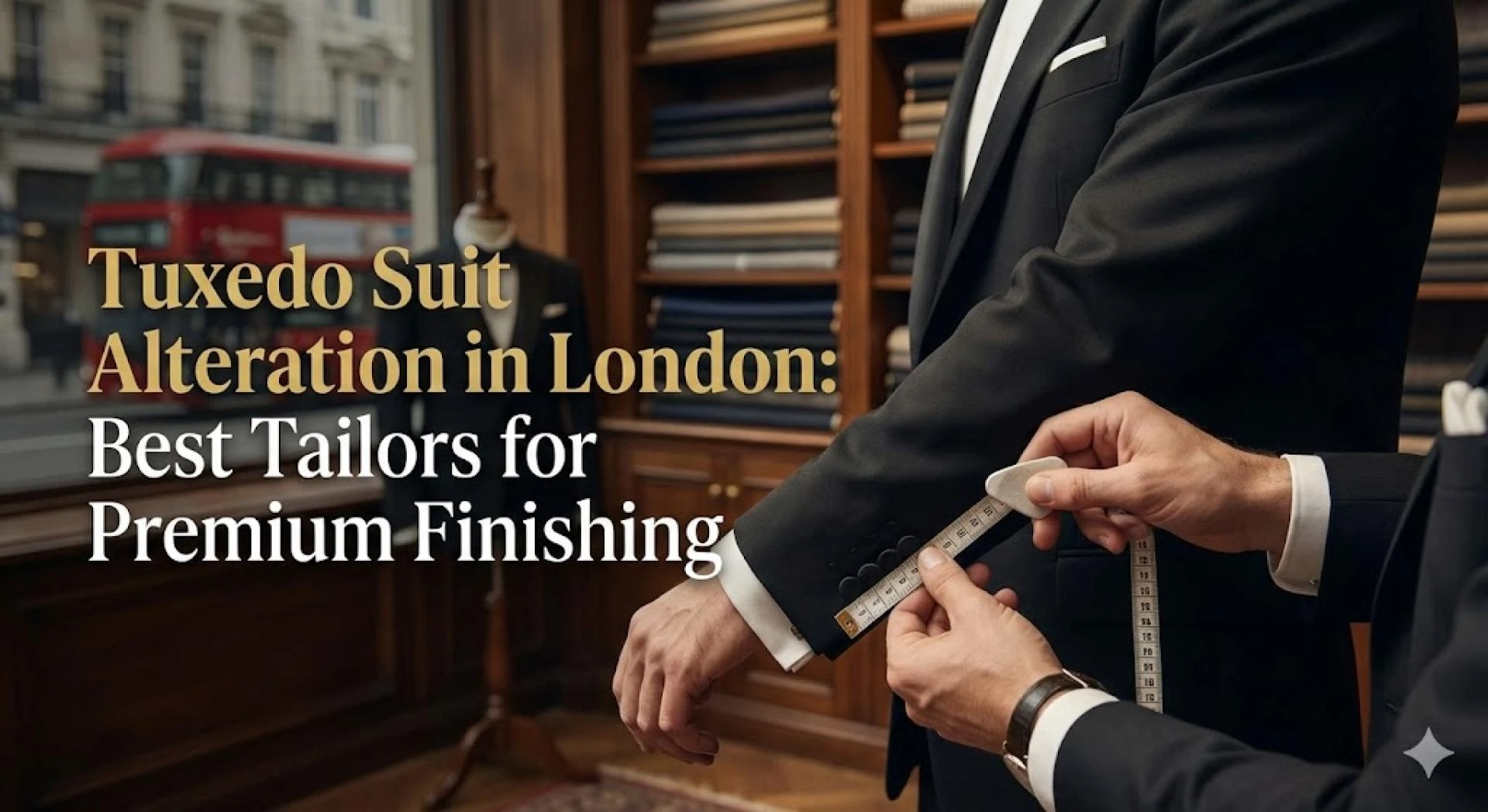 Tuxedo Suit Alteration in London: Best Tailors for Premium Finishing