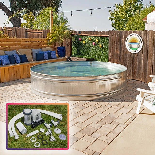 Build Your Backyard Oasis with a DIY Stock Tank Pool Kit