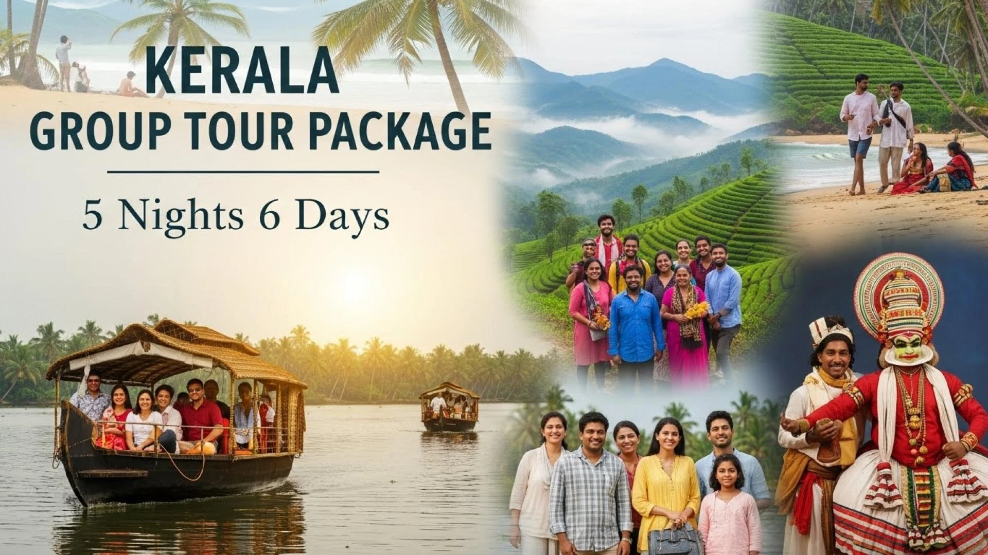 Kerala Group Tour Package 5 Nights 6 Days Itinerary Guide