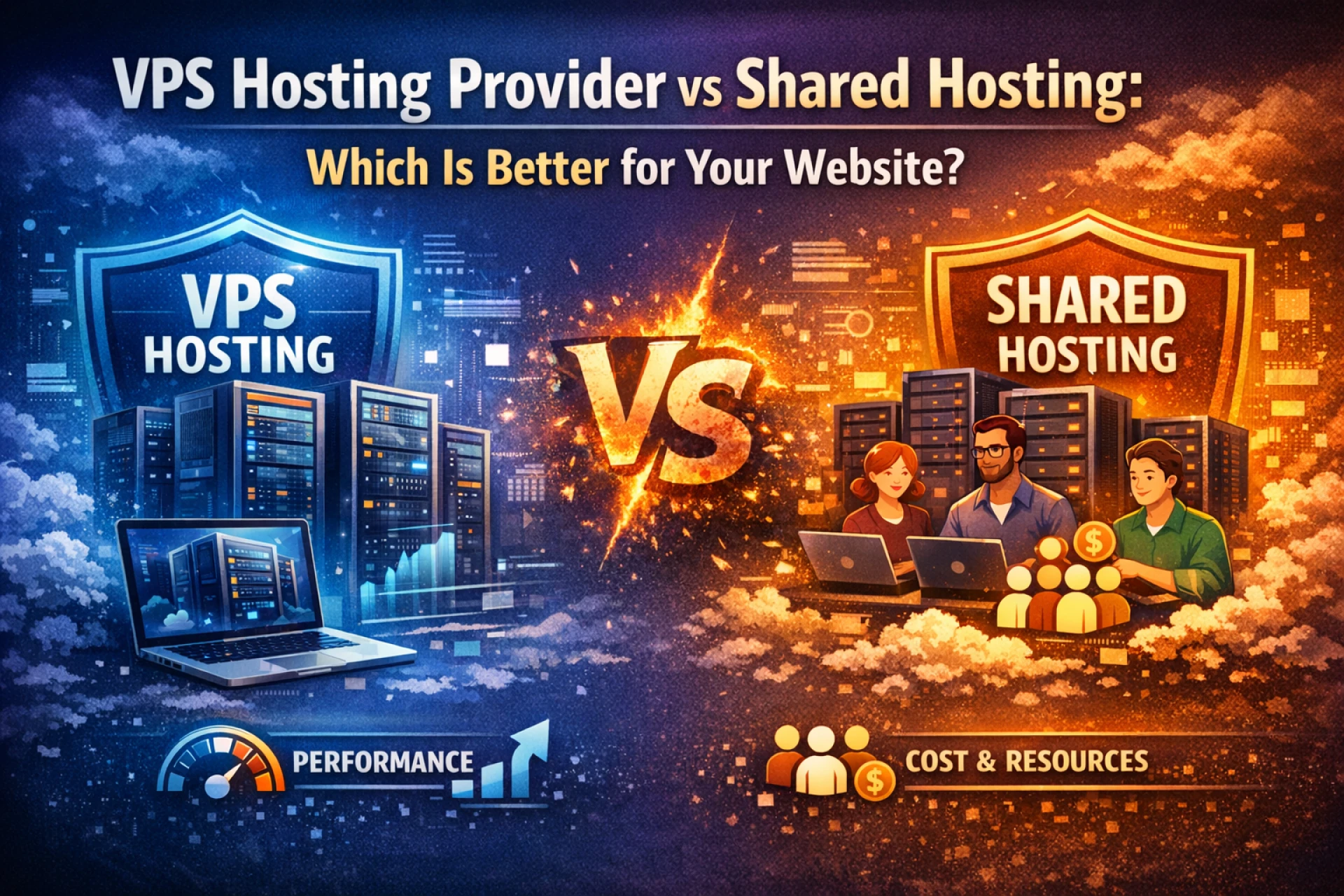 VPS Hosting Provider vs Shared Hosting: Which Is Better for Your Website?