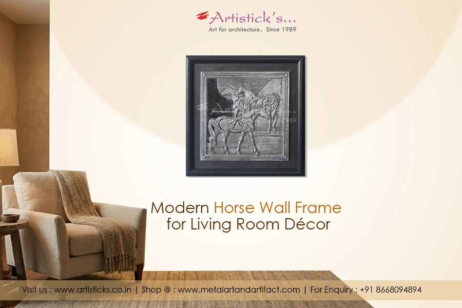 Horse Wall Frame: A Distinctive Wall Art Choice for Meaningful and Modern Spaces
