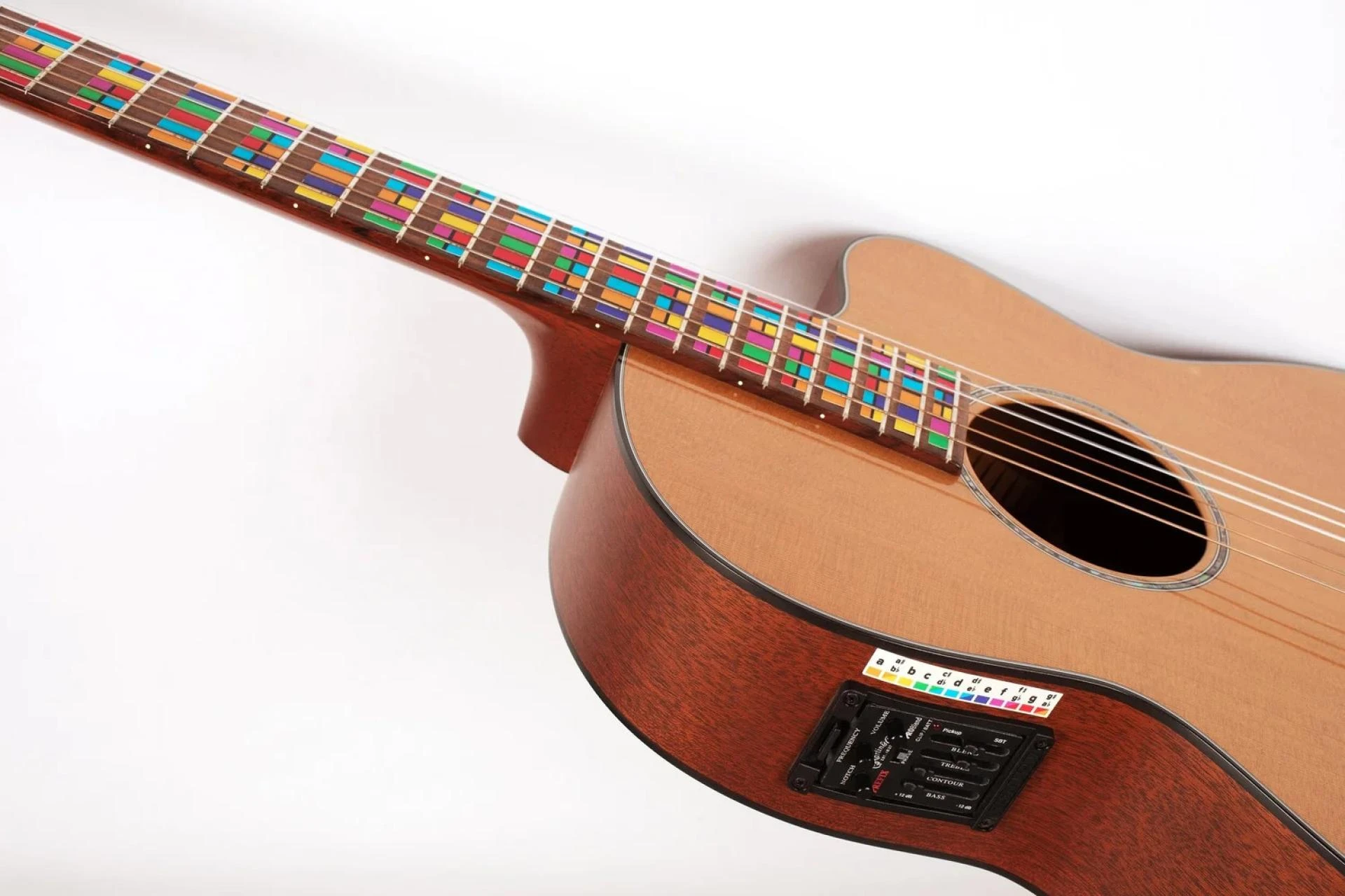 Learn Guitar the Easy Way with a Guitar Fretboard Notes Sticker
