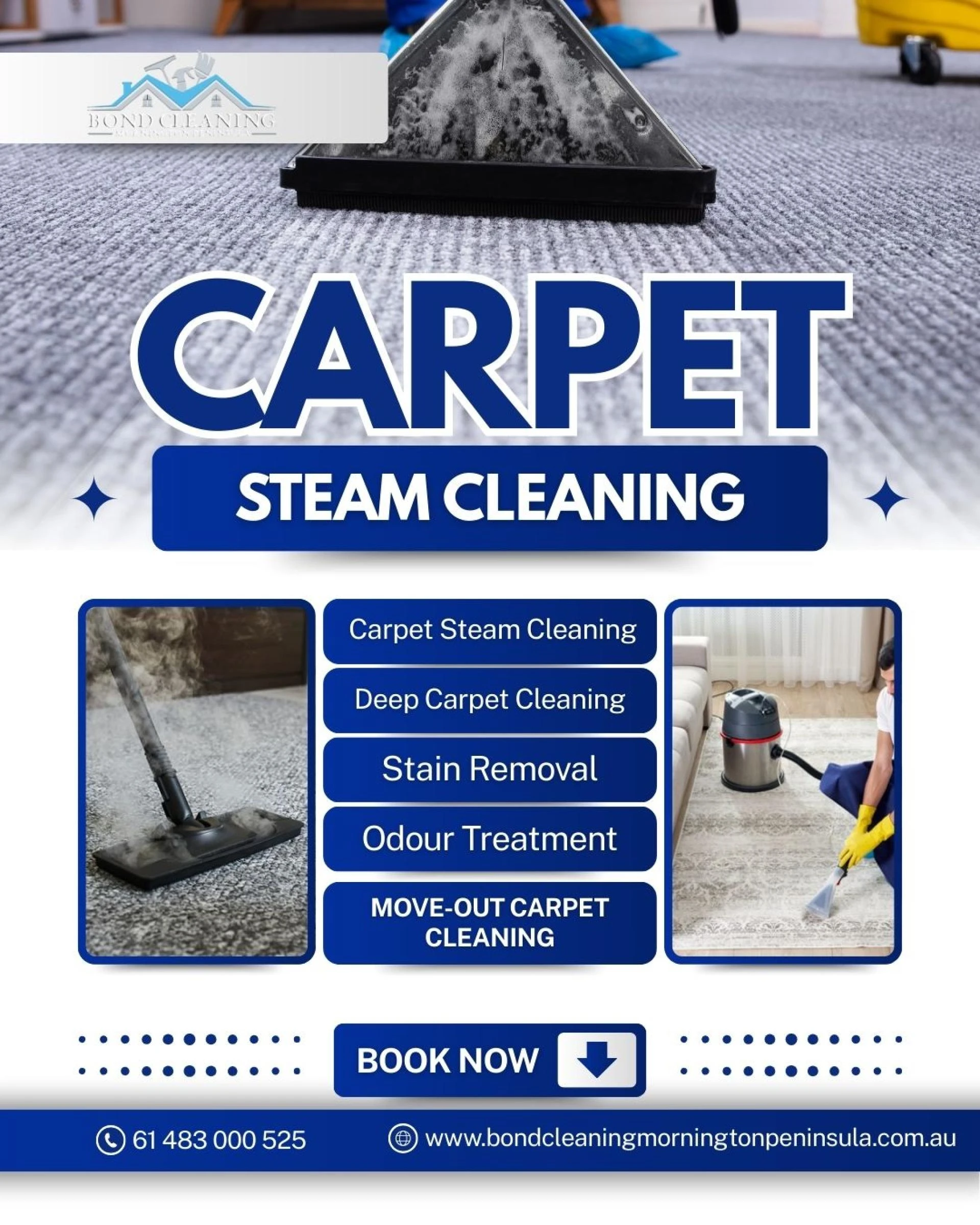 How Carpet Steam Cleaning Removes Deep Dirt and Allergens