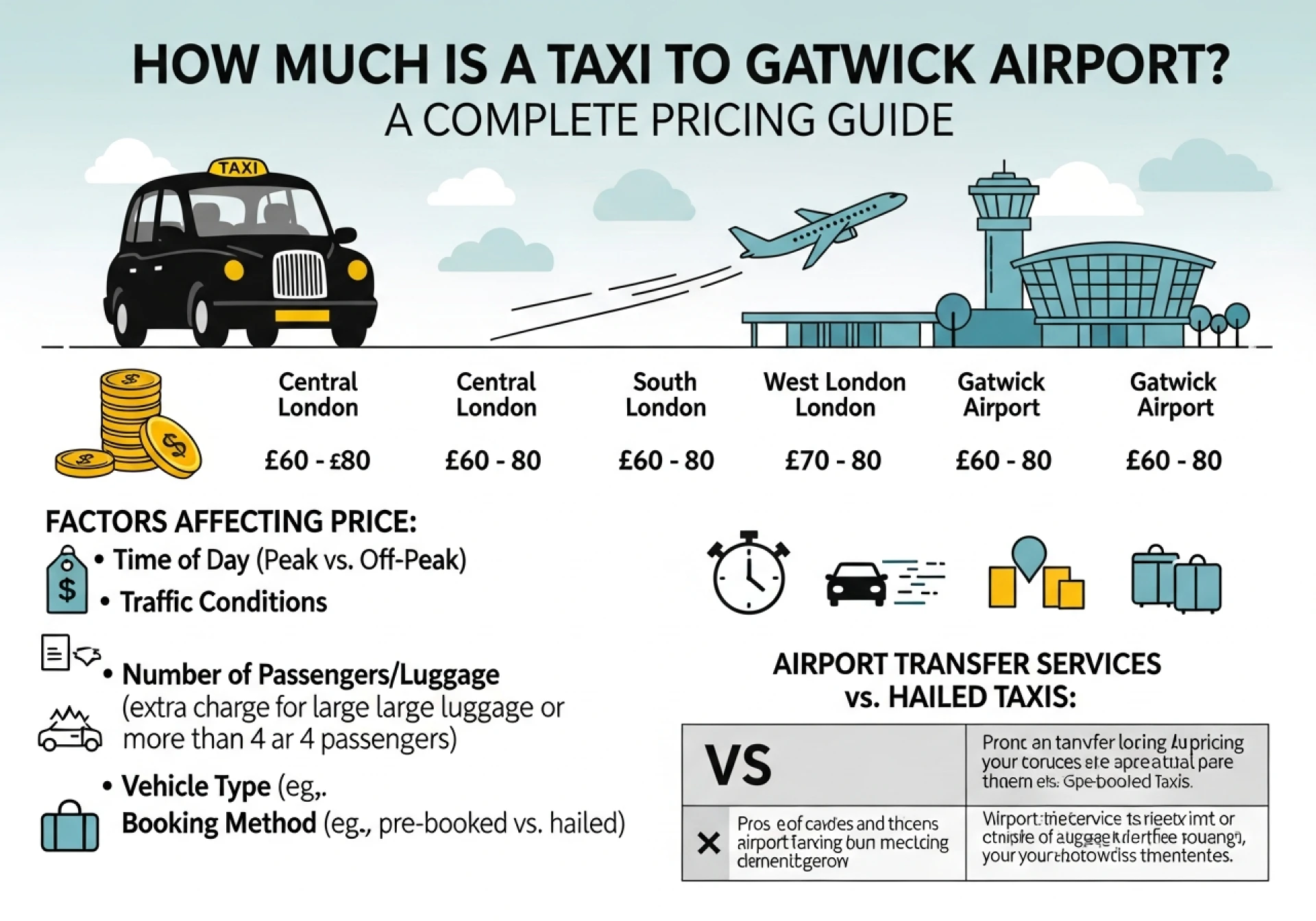 How Much Is a Taxi to Gatwick Airport? A Complete Pricing Guide