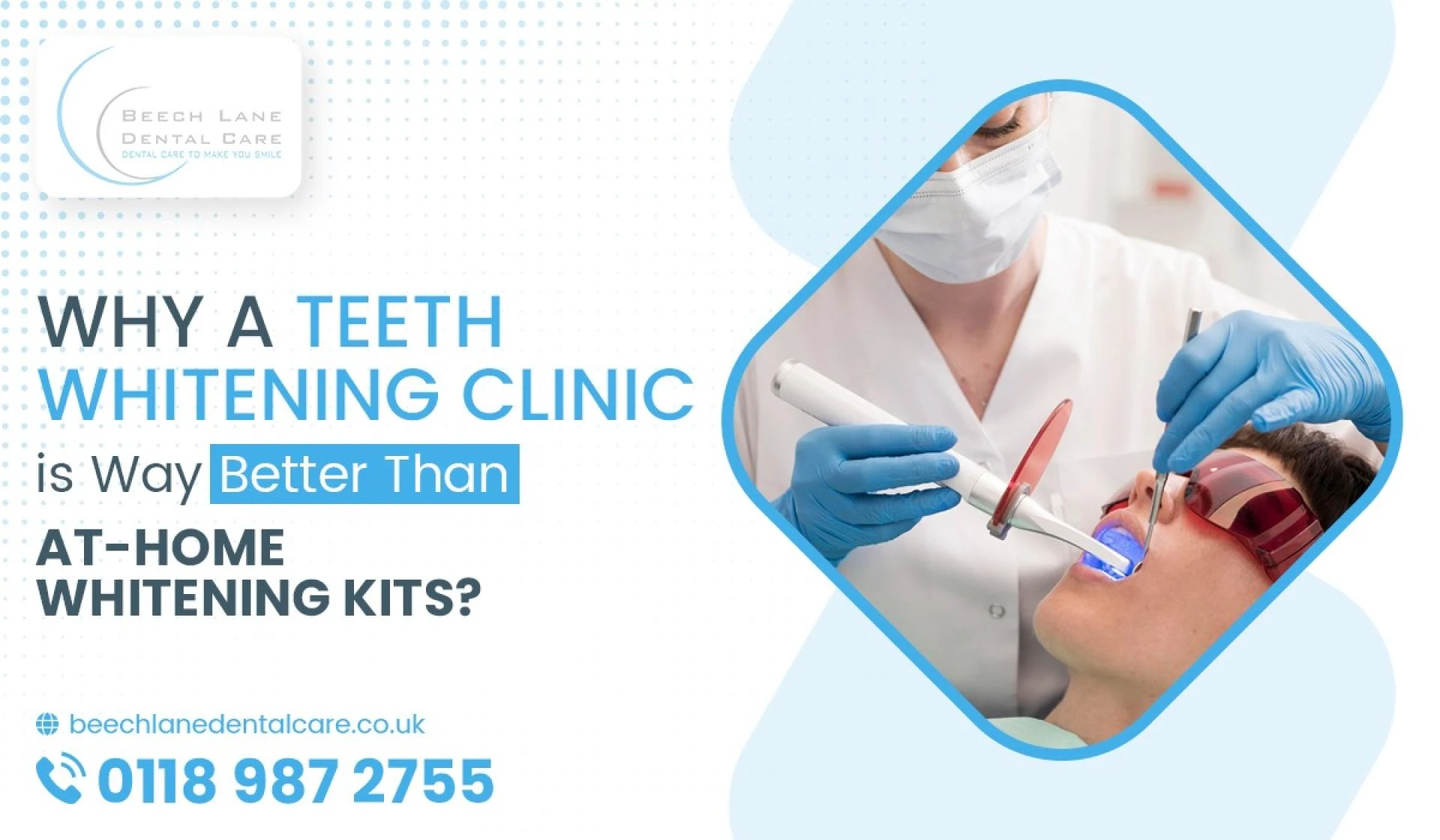 Why a Teeth Whitening Clinic is Way Better Than At-Home Whitening Kits?