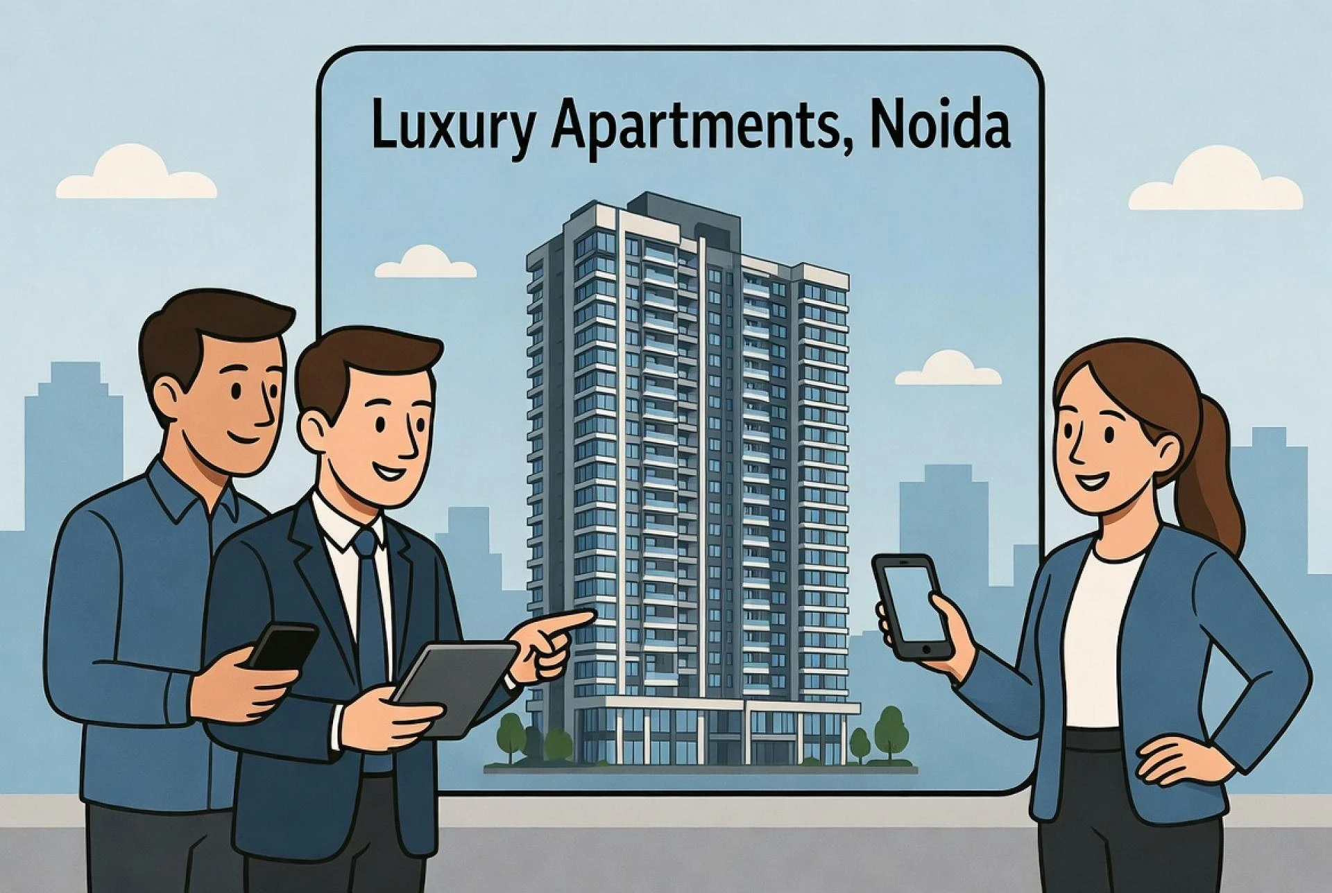 How Brokers in Noida Are Making the Search for 3 BHK Luxury Apartments Easier