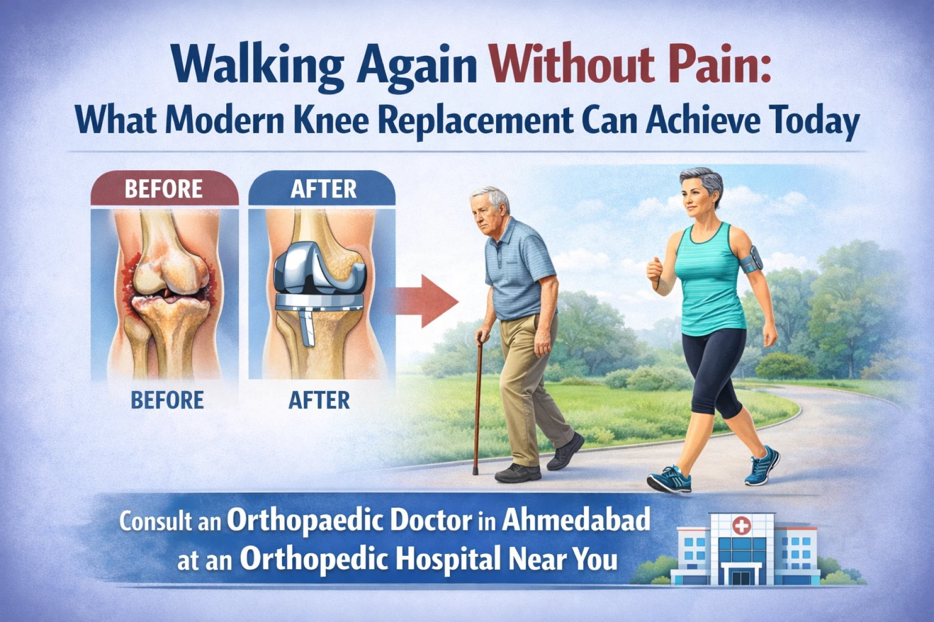 Walking Again Without Pain: What Modern Knee Replacement Can Achieve Today