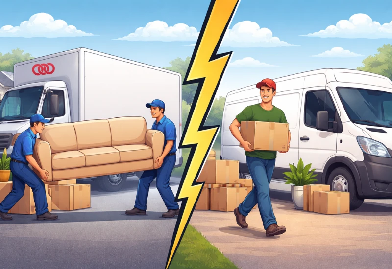 2 Men and a Truck vs Man with a Van: Which One Is Best for Your Move?