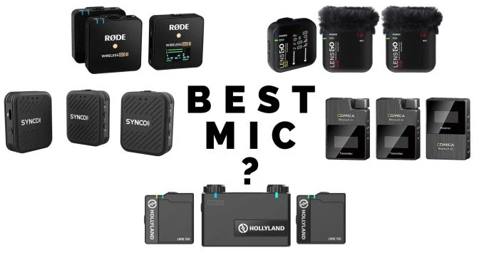 Lavalier Microphones for Vlogging: RØDE Wireless GO vs SYNCO WMic Series