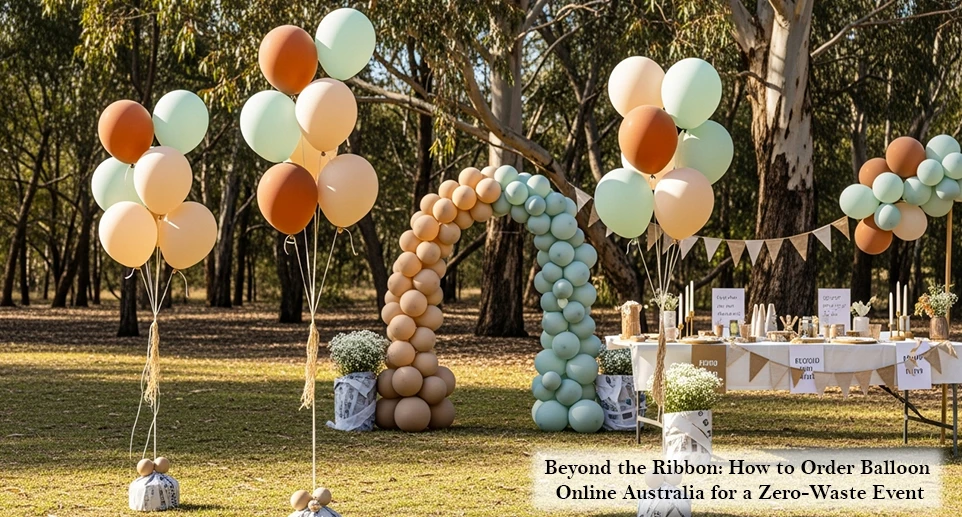 Beyond the Ribbon: How to Order Balloon Online Australia for a Zero-Waste Event
