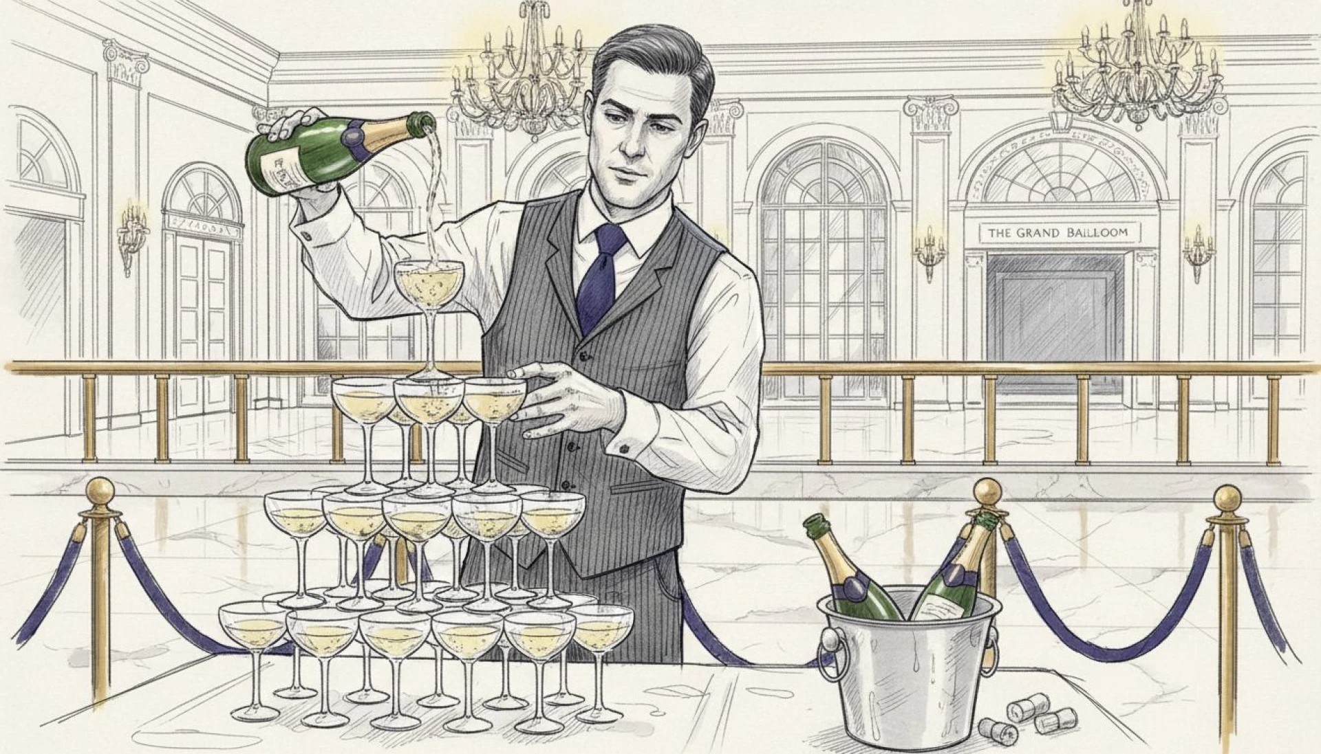 Champagne Corporate Event Ideas That Impress Without Overdoing It