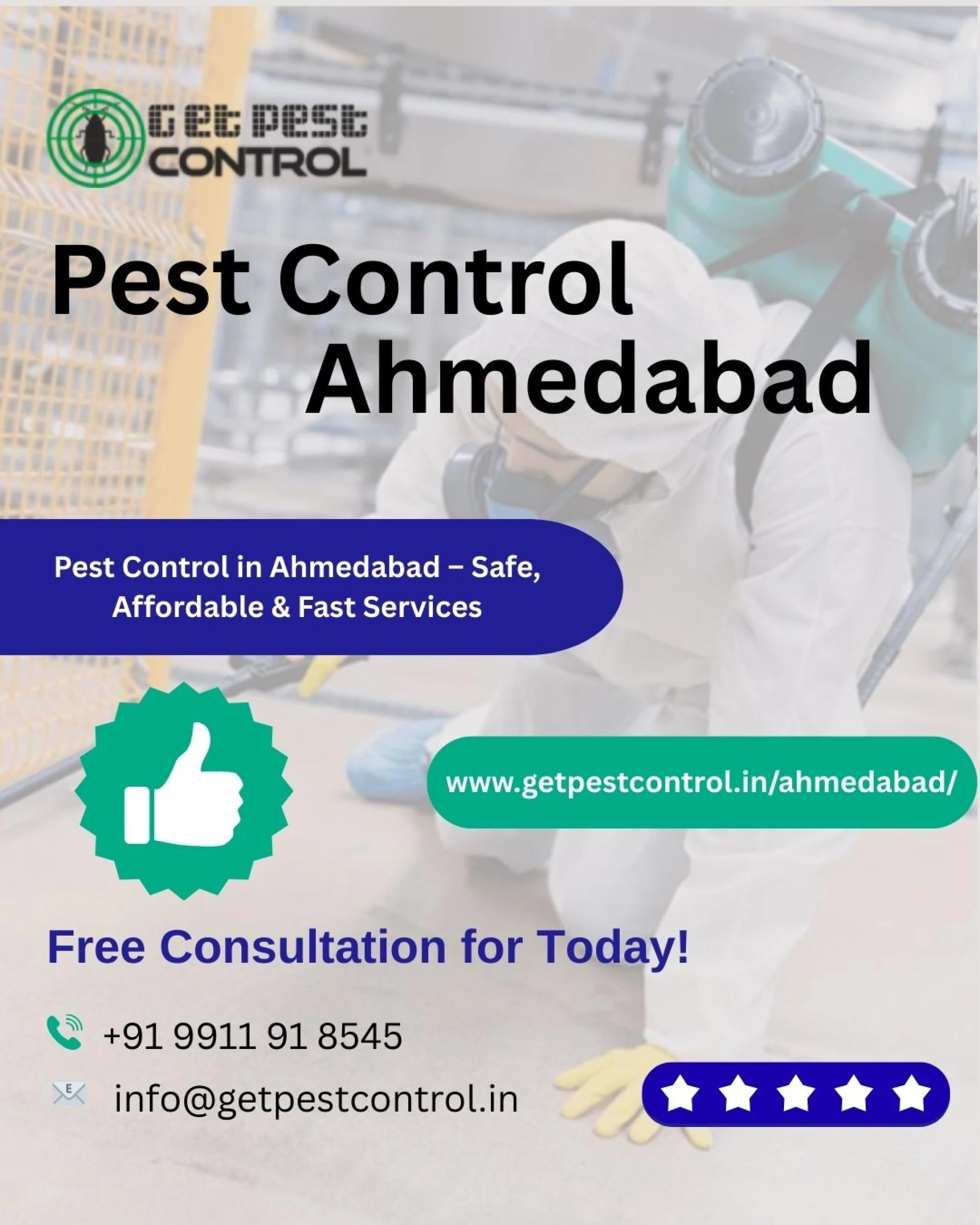 Pest Control in Ahmedabad – Safe, Affordable & Fast Services