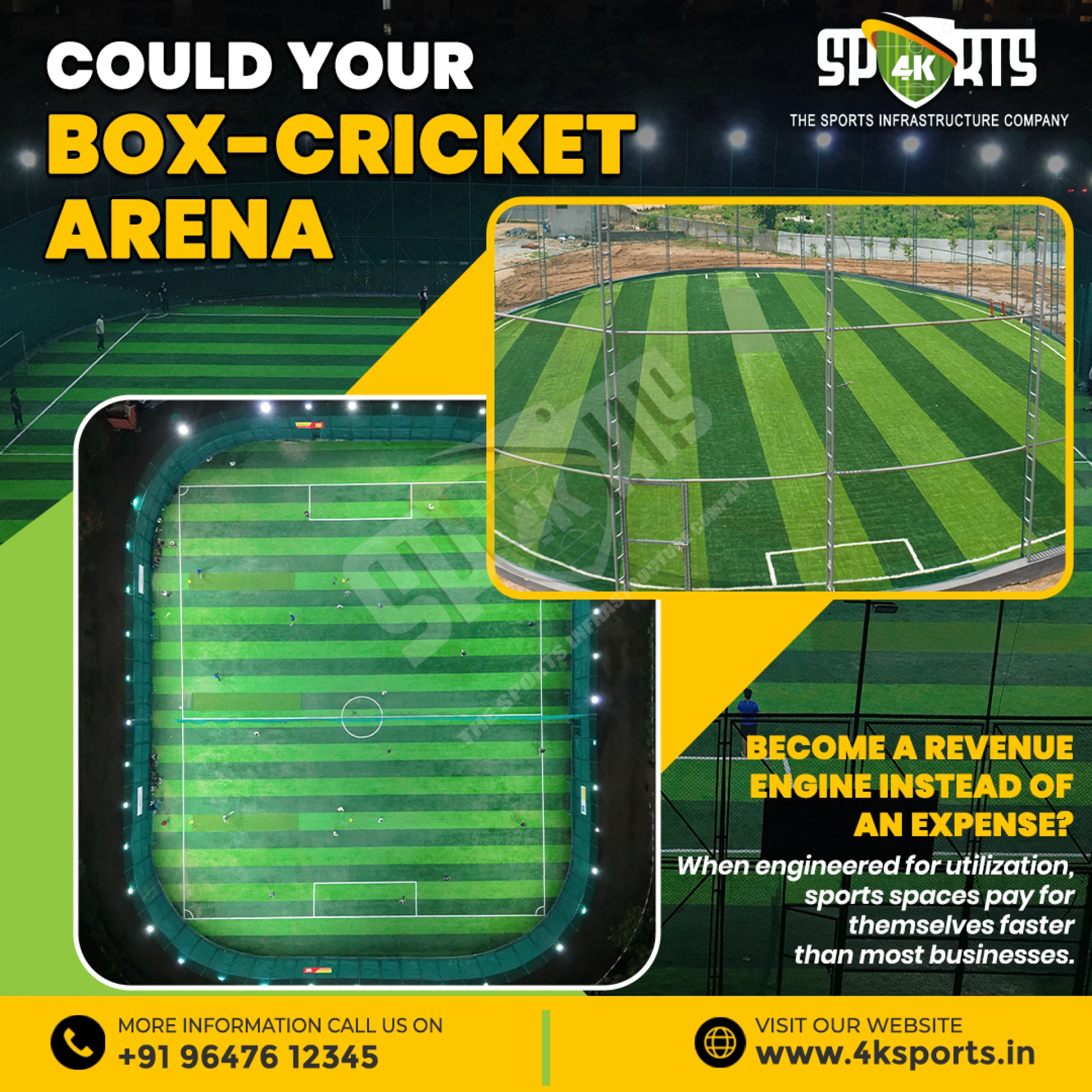 Certified Contractors for Synthetic Turf Installation – 4K Sports Delivers India’s Longest Warranty