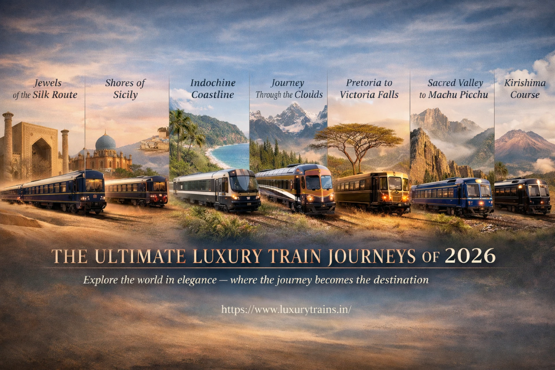 World’s Most Scenic Luxury Train Journeys You Can Book in 2026