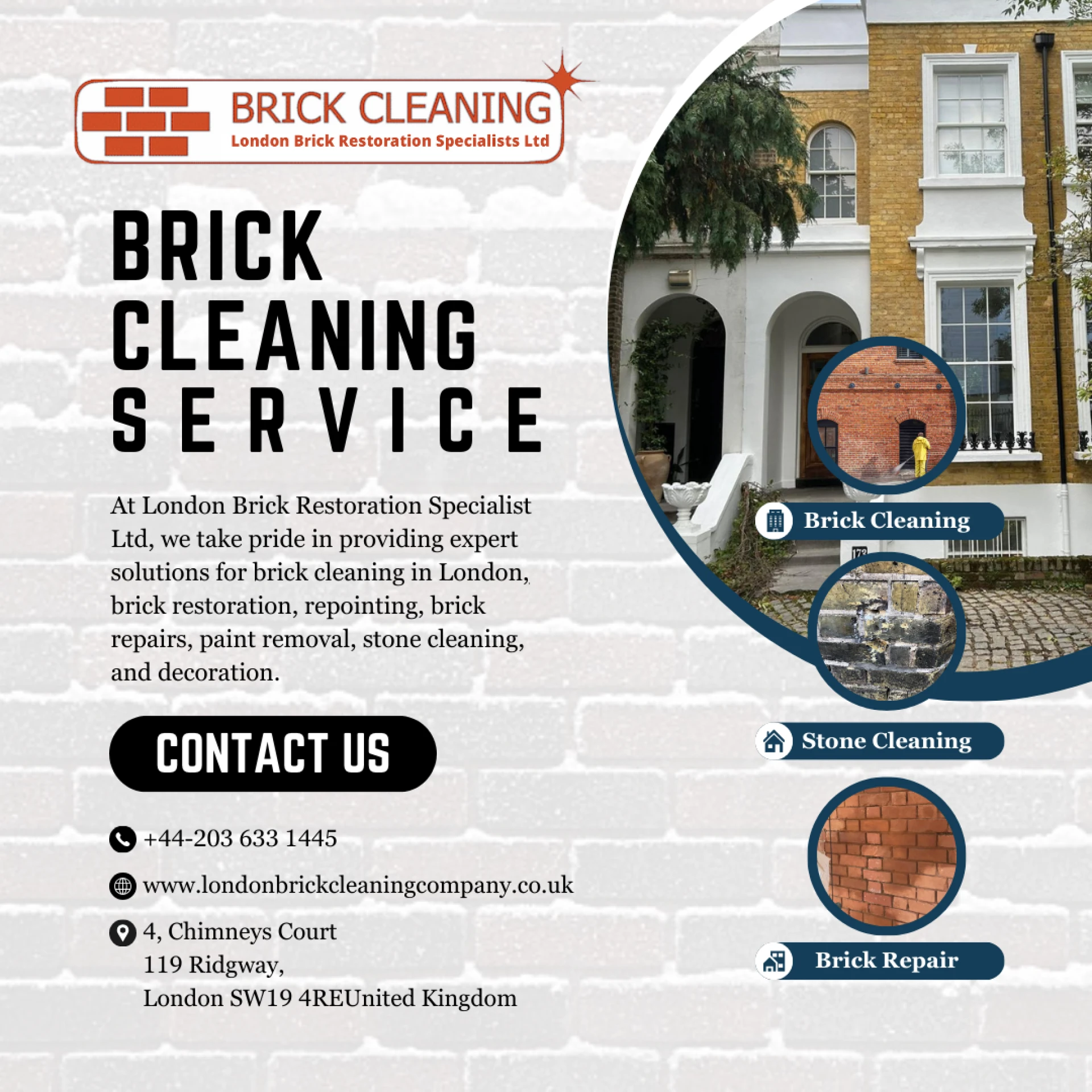 Brick Cleaning London: Expert Solutions to Restore and Protect Your Brickwork
