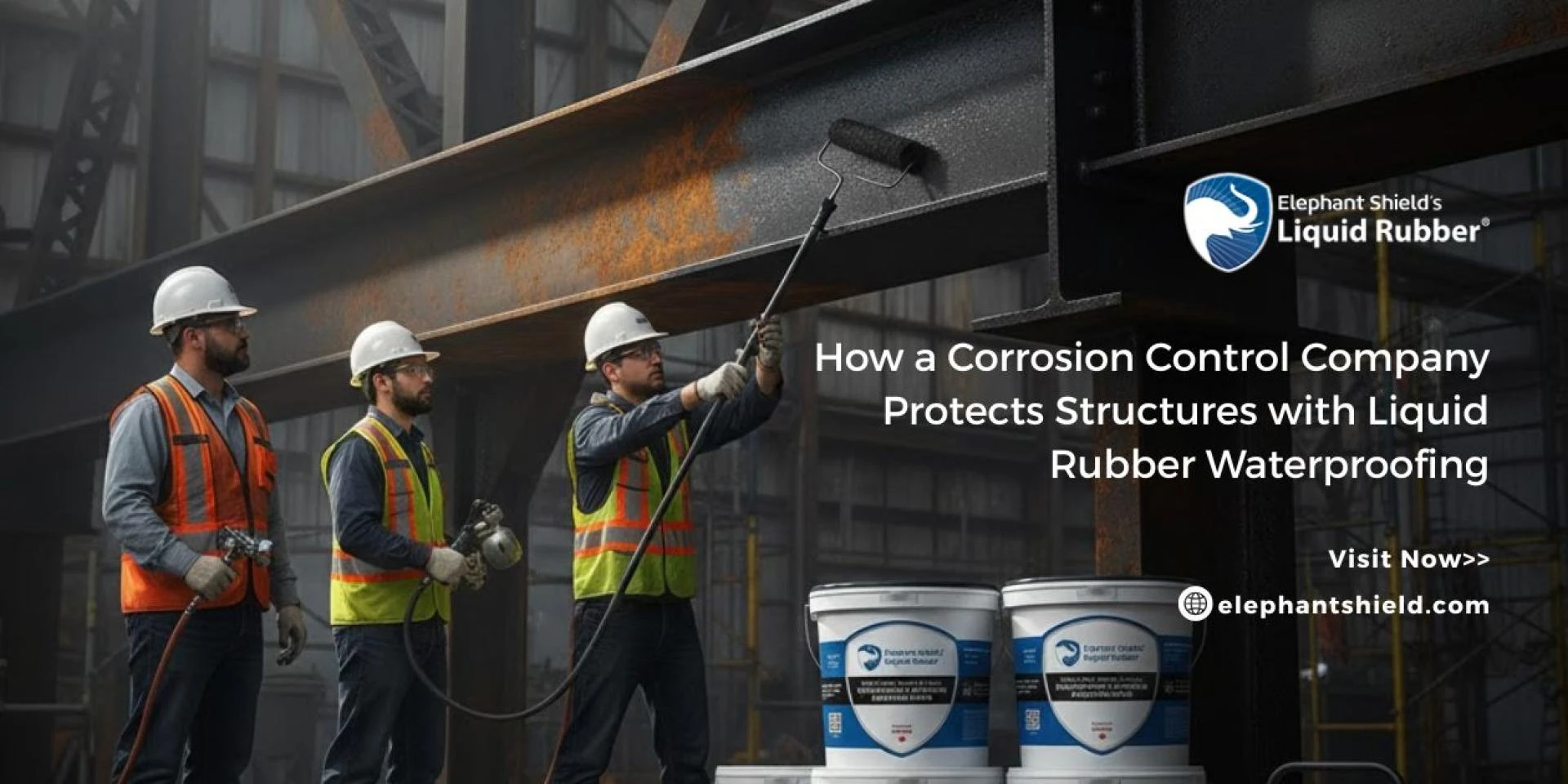 How a Corrosion Control Company Protects Structures with Liquid Rubber Waterproofing