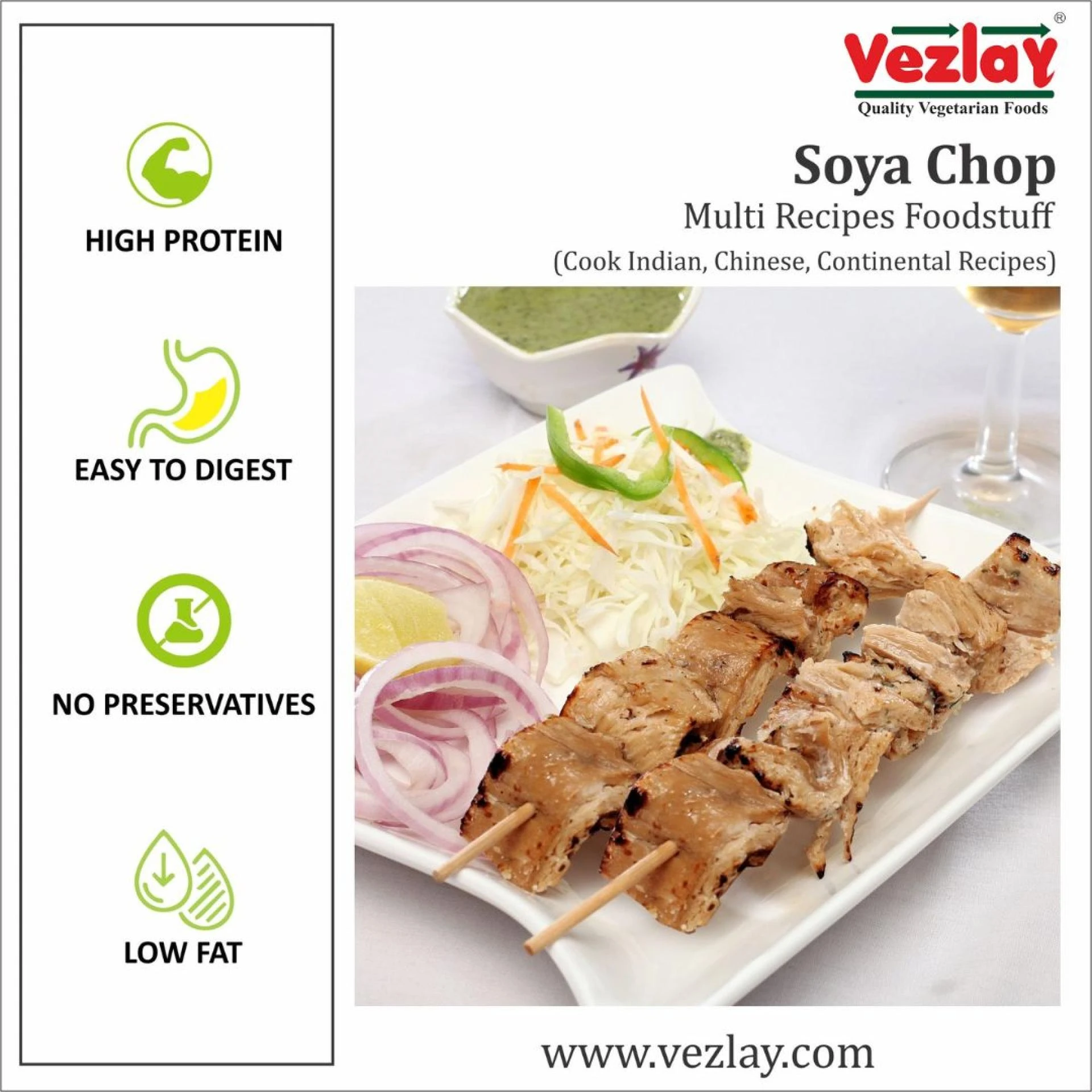 Soya Chaap by Vezlay Foods: A Flavorful Revolution in Plant-Based Protein