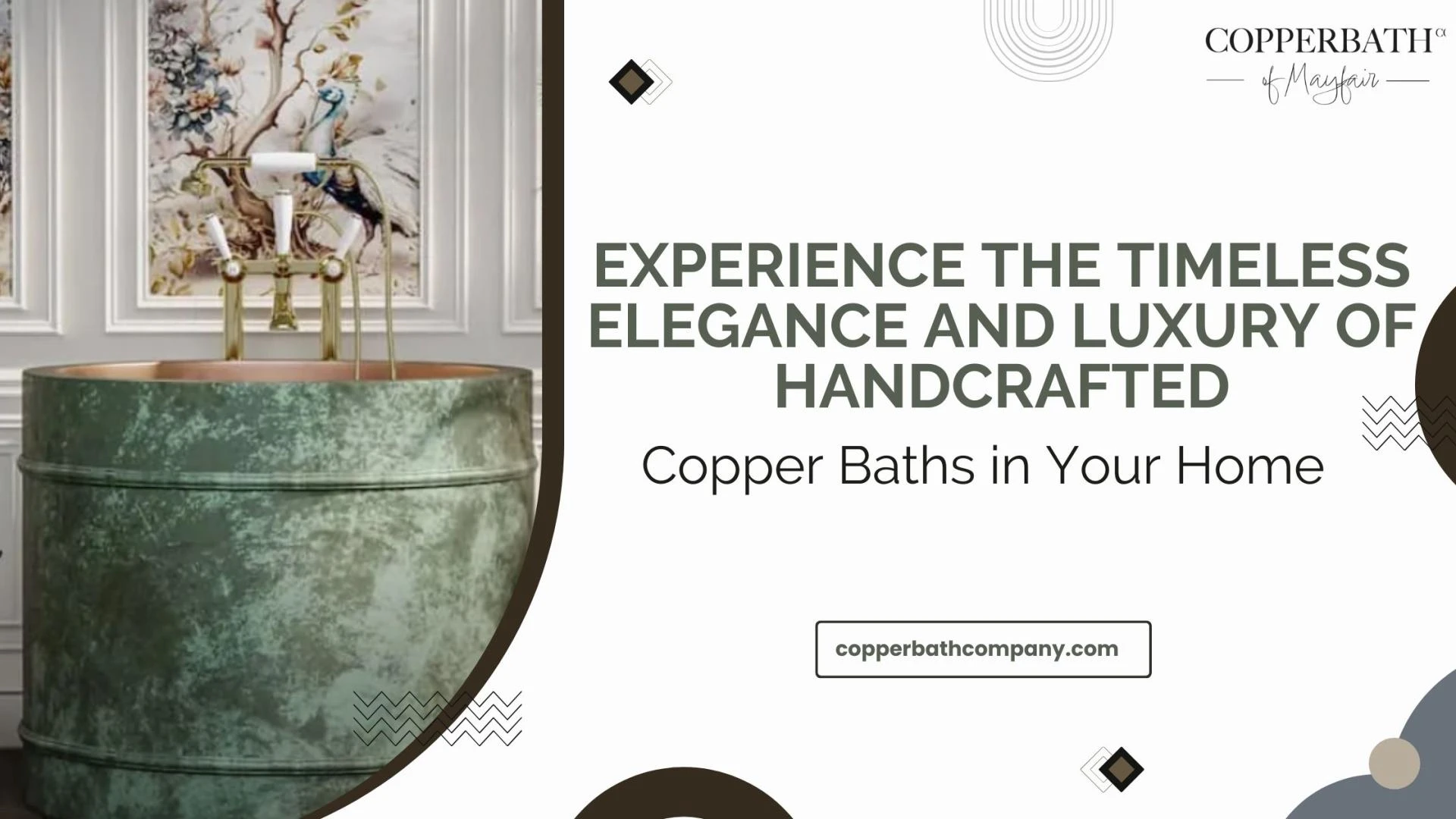 Experience the Timeless Elegance and Luxury of Handcrafted Copper Baths in Your Home