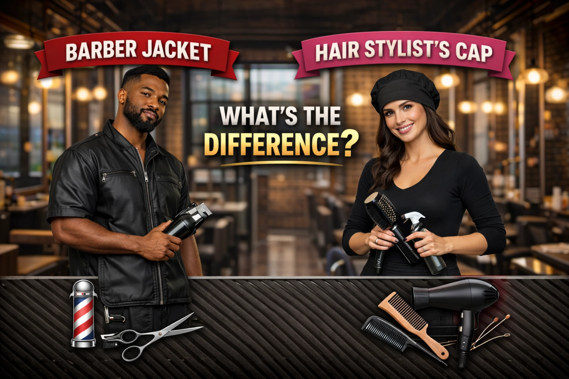 Buy Hairdressing Cutting Capes - Barber Jacket | Salonwear