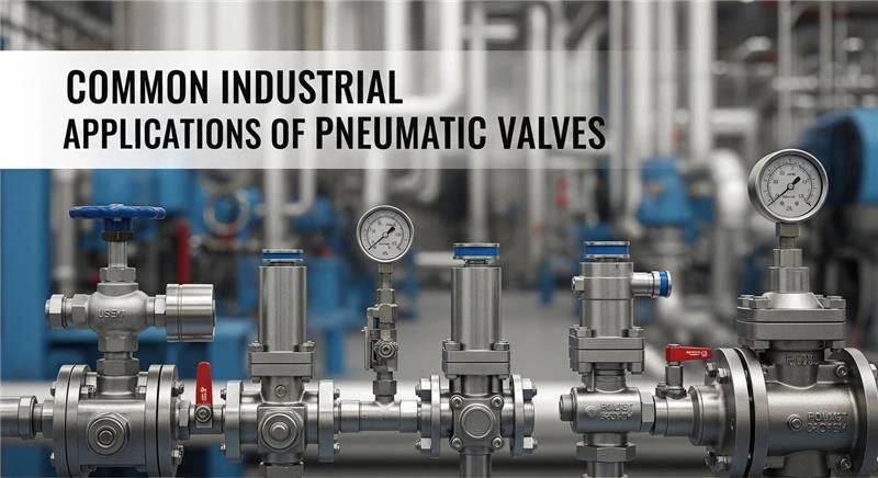 Common Industrial Applications of Pneumatic Valves  