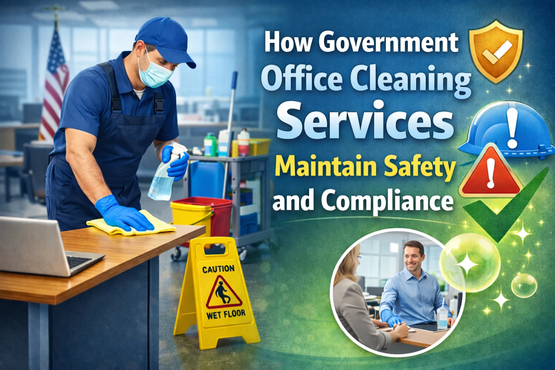 How Government Office Cleaning Services Maintain Safety and Compliance